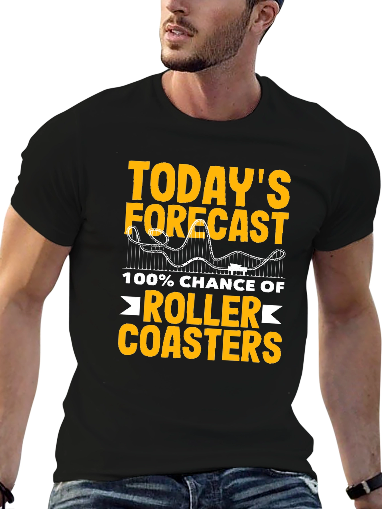 Roller Coaster Forecast T-Shirt
