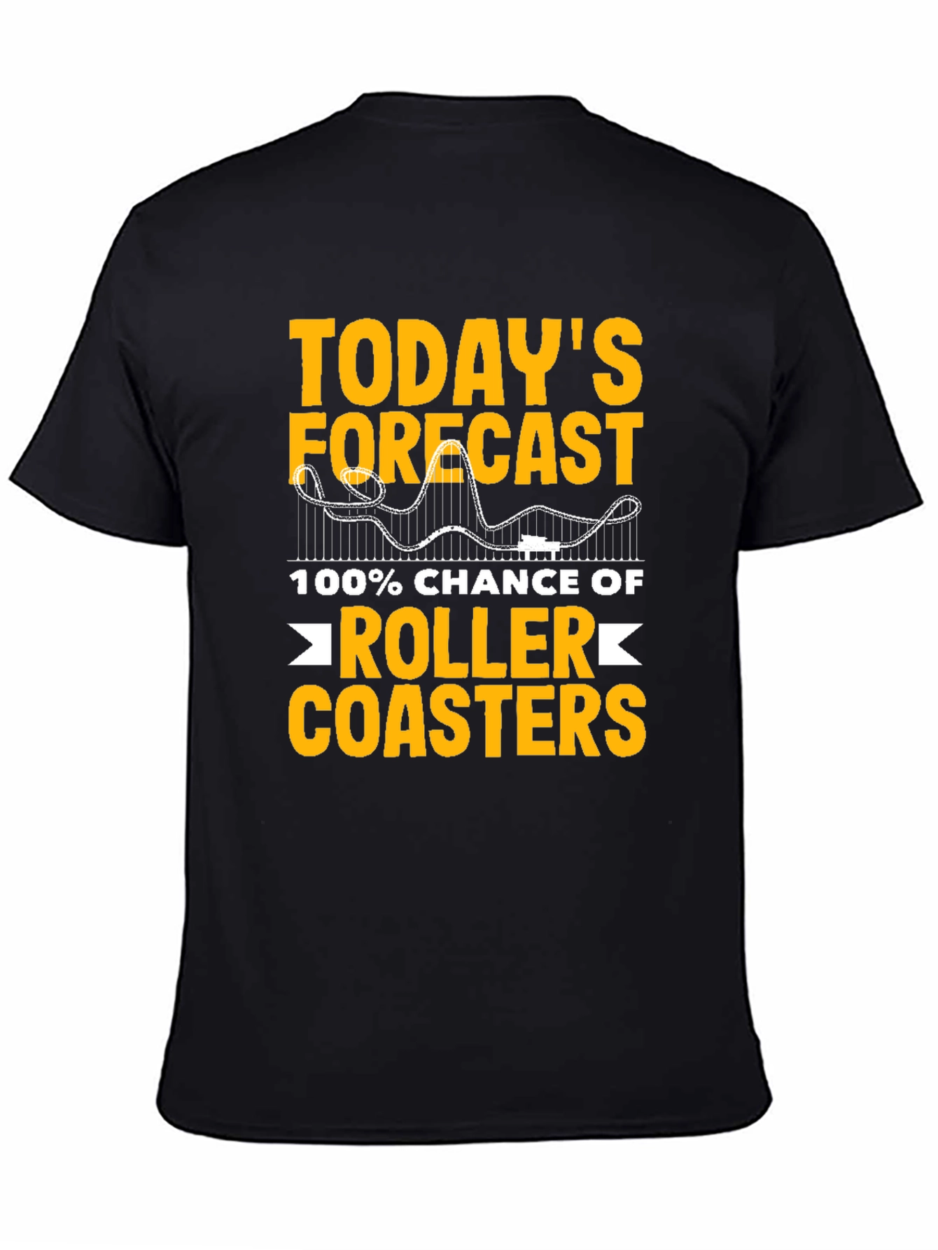 Roller Coaster Forecast T-Shirt