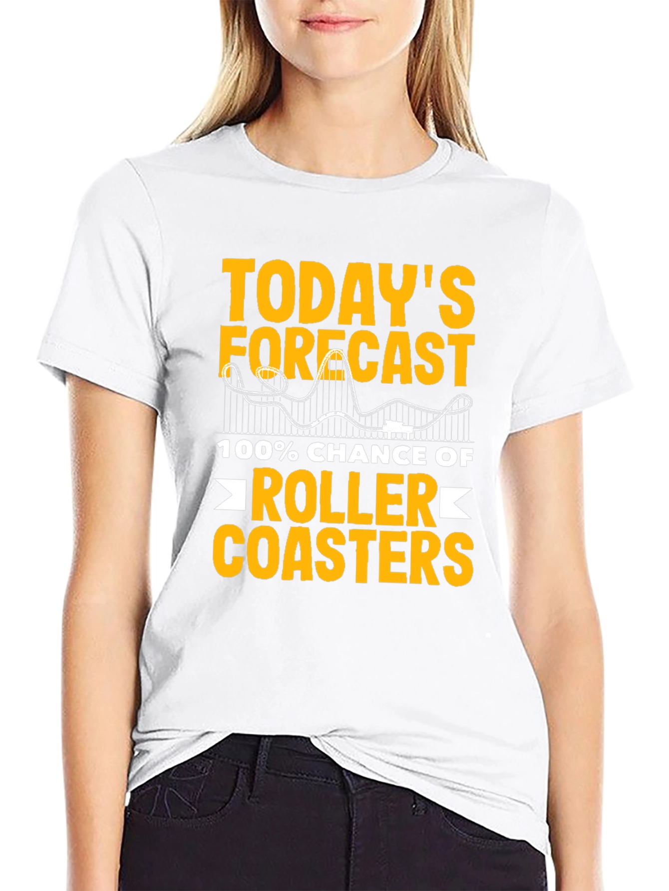 Roller Coaster Forecast T-Shirt