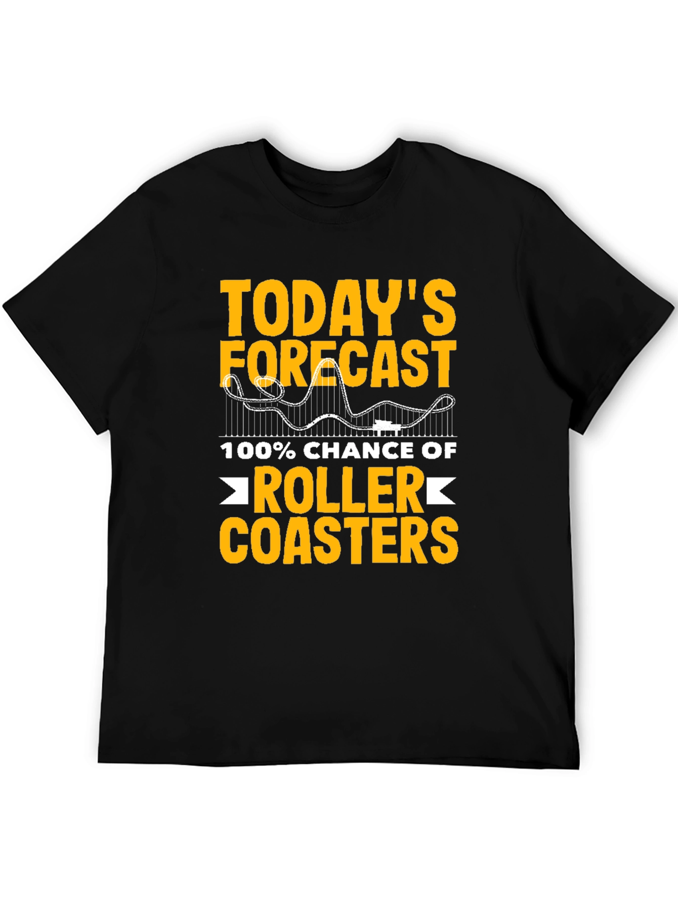 Roller Coaster Forecast T-Shirt