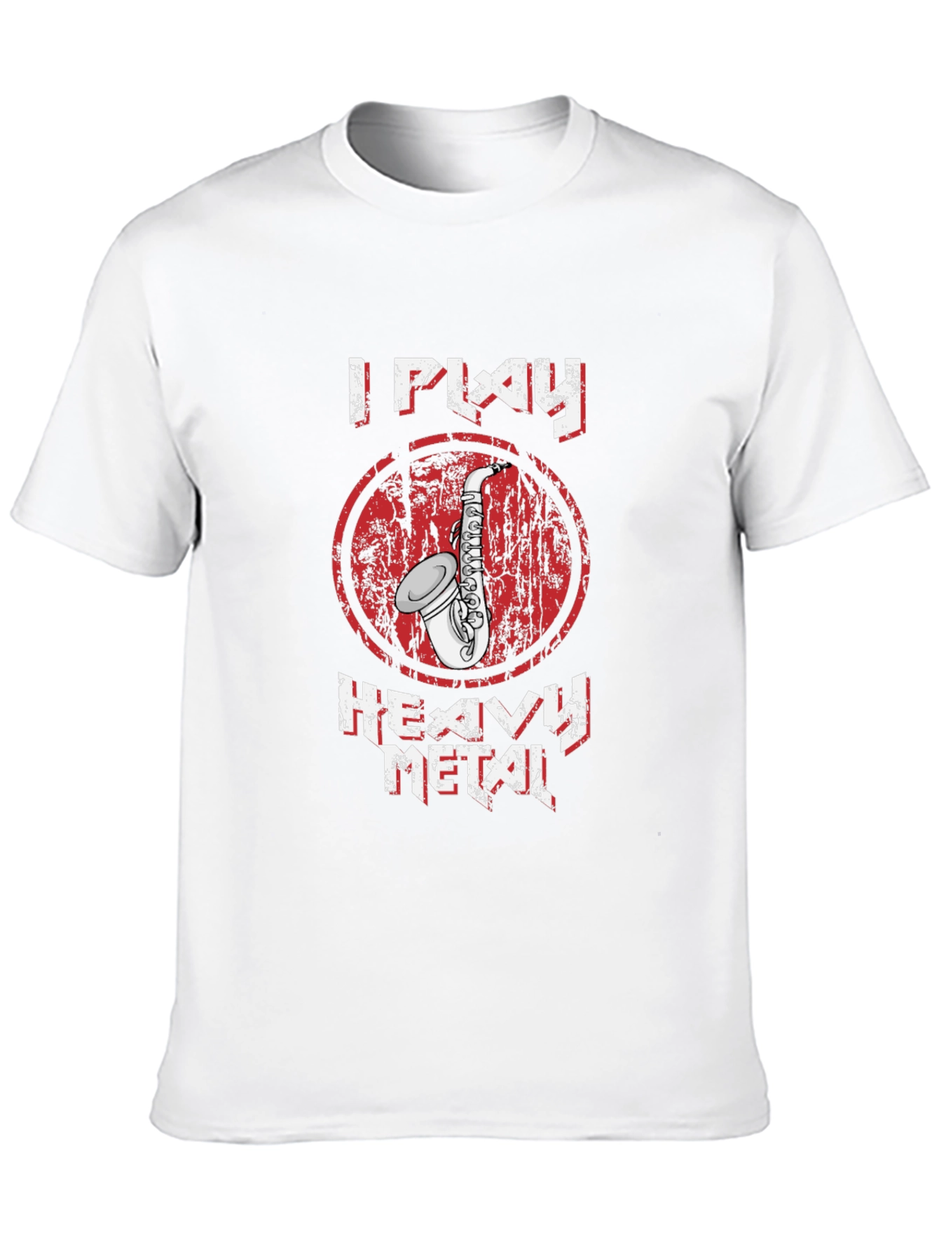 I Play Heavy Metal Saxophone Graphic T-Shirt