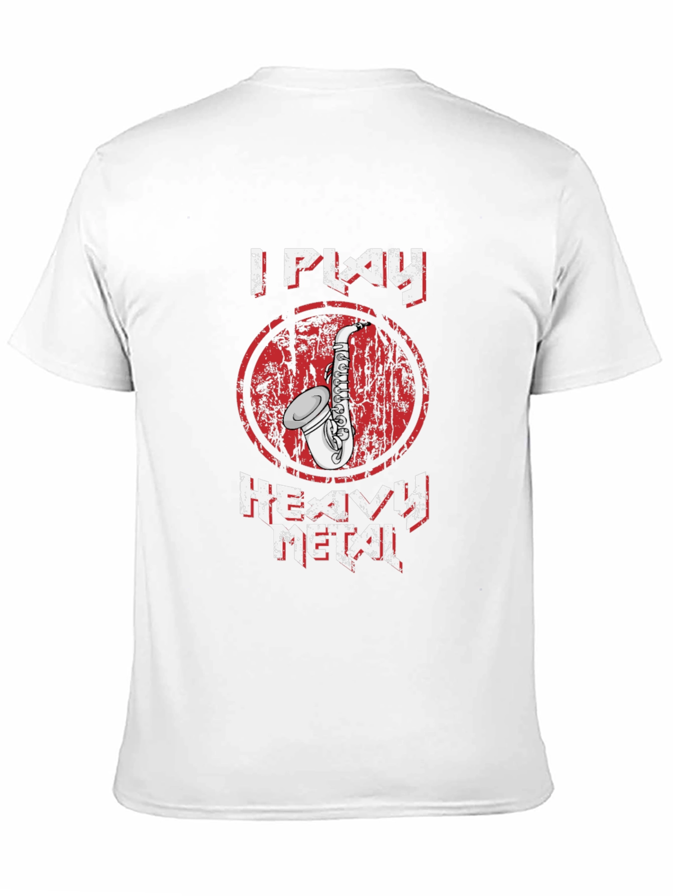 I Play Heavy Metal Saxophone Graphic T-Shirt