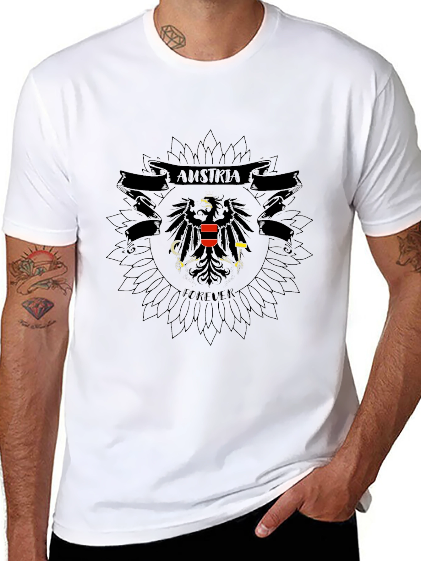 Austria Forever Graphic Tee - Black