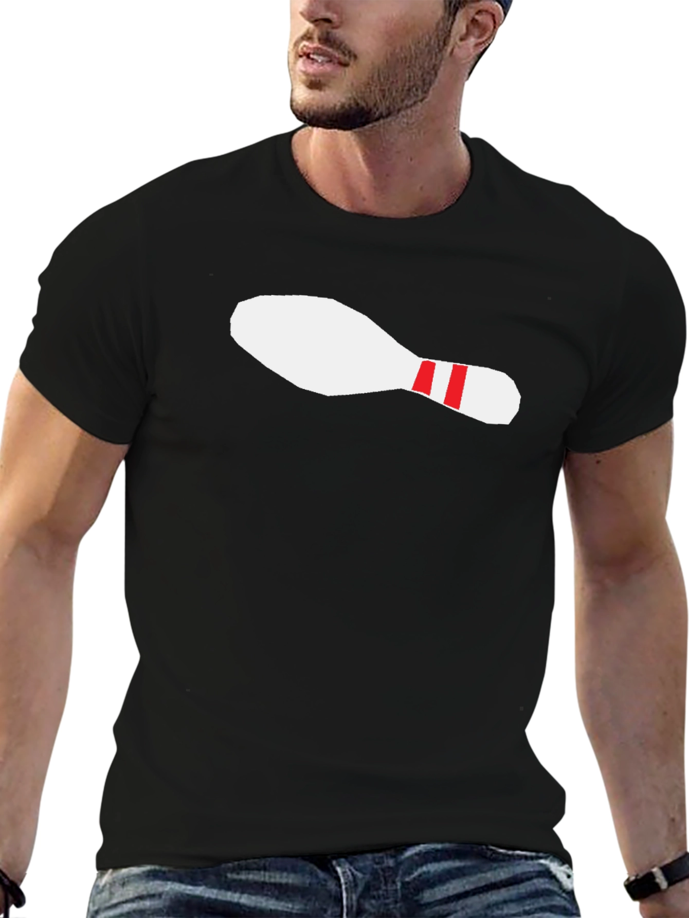 Bowling Pin Graphic Tee - Strike Style