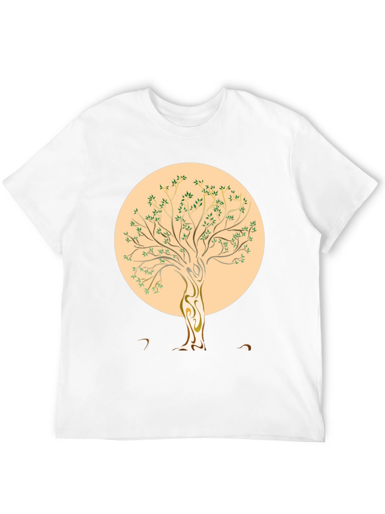 Nature Tree Graphic T-Shirt - Stylish Black Tee