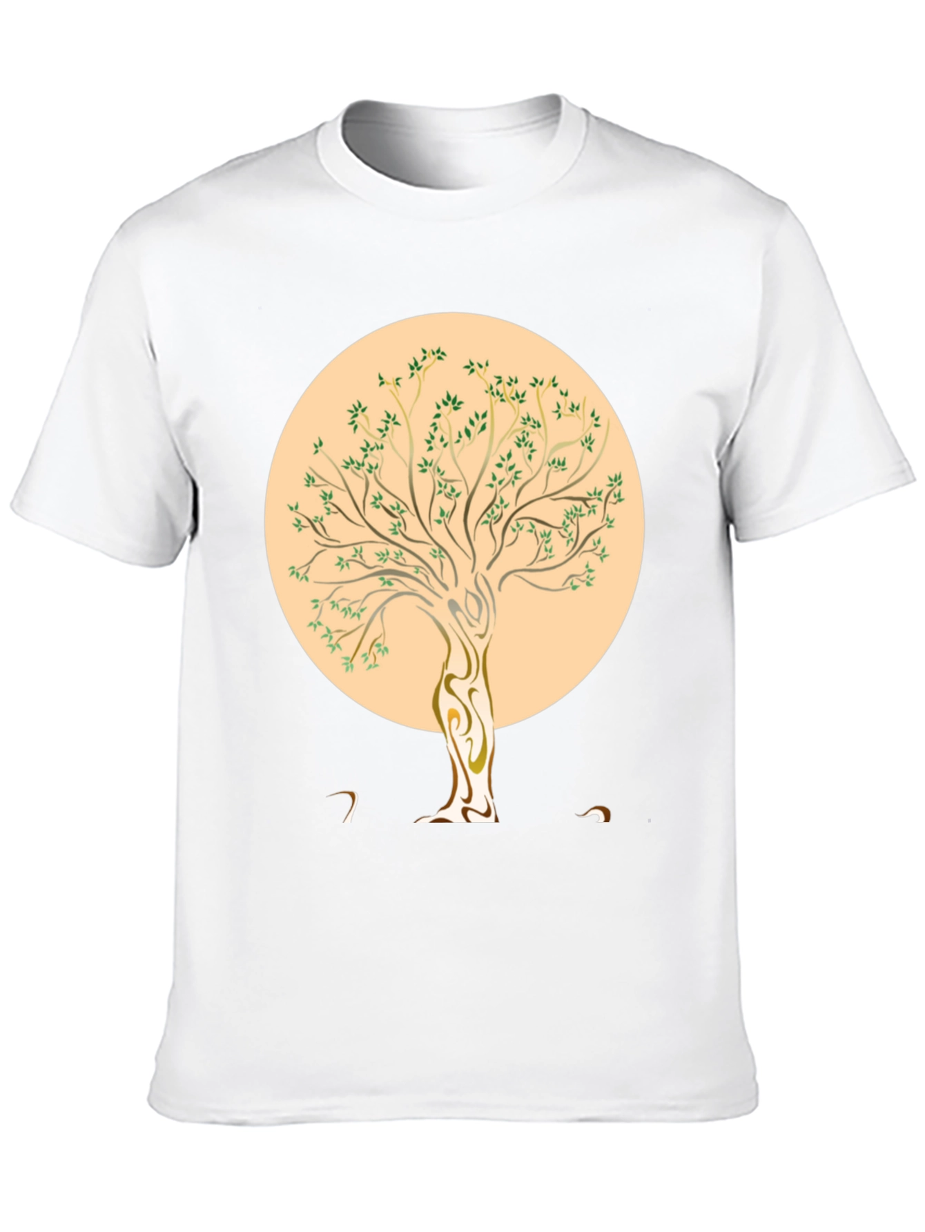 Nature Tree Graphic T-Shirt - Stylish Black Tee