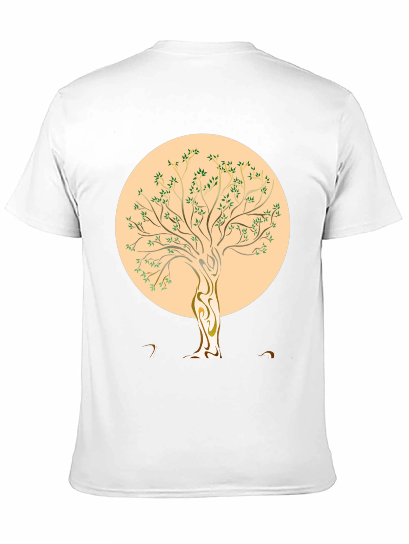 Nature Tree Graphic T-Shirt - Stylish Black Tee
