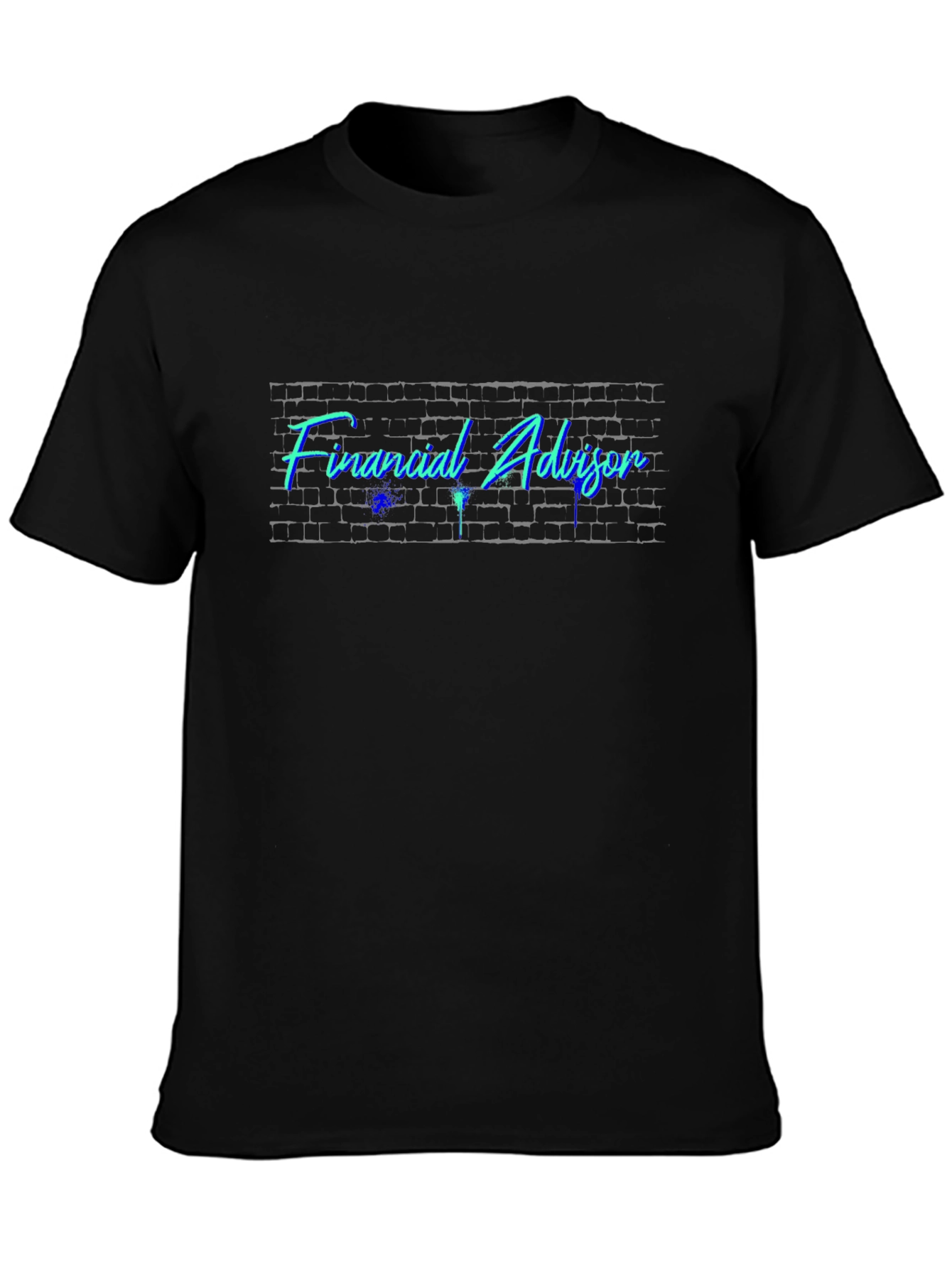 Financial Advisor Brick Wall T-Shirt