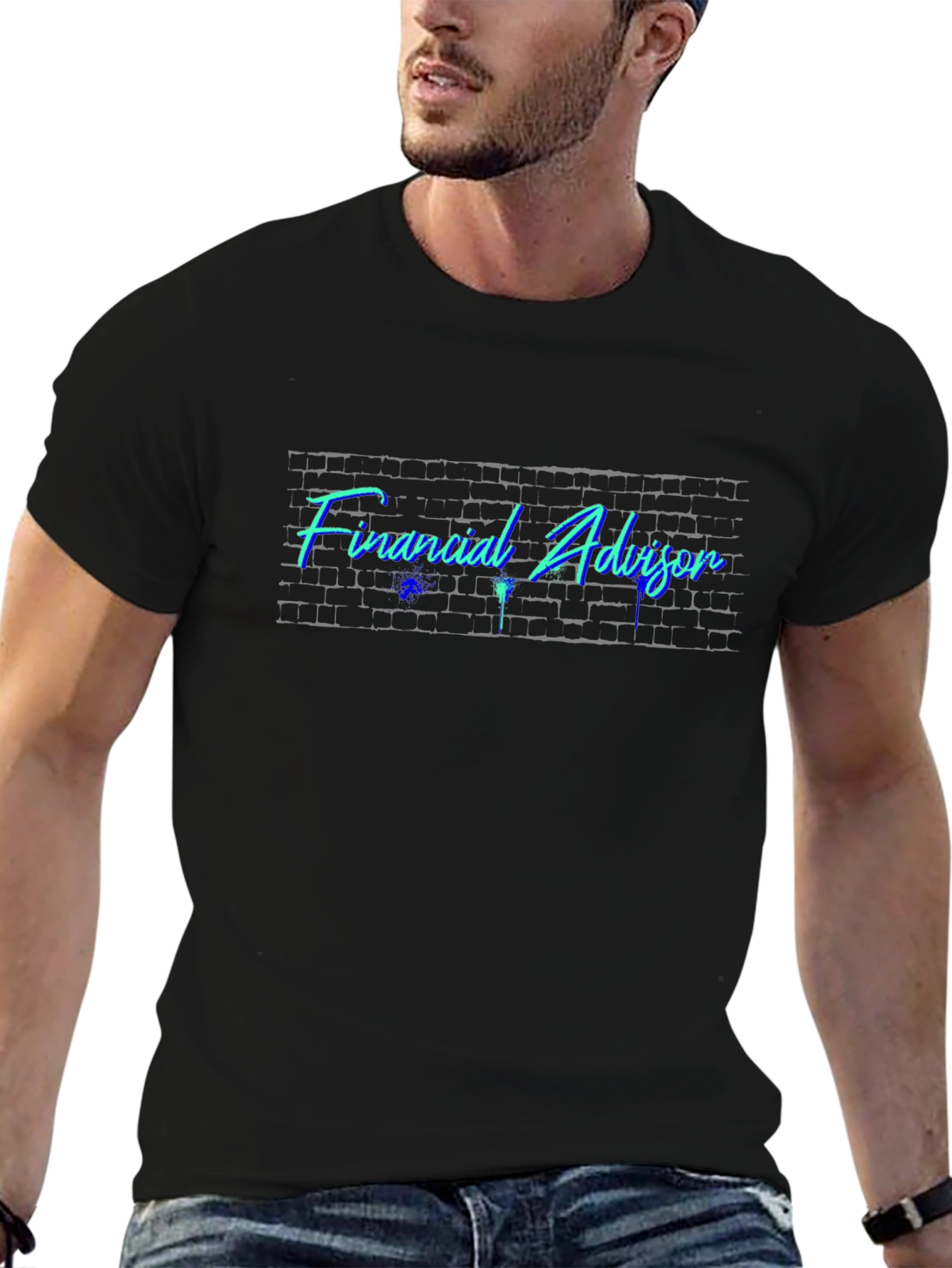 Financial Advisor Brick Wall T-Shirt