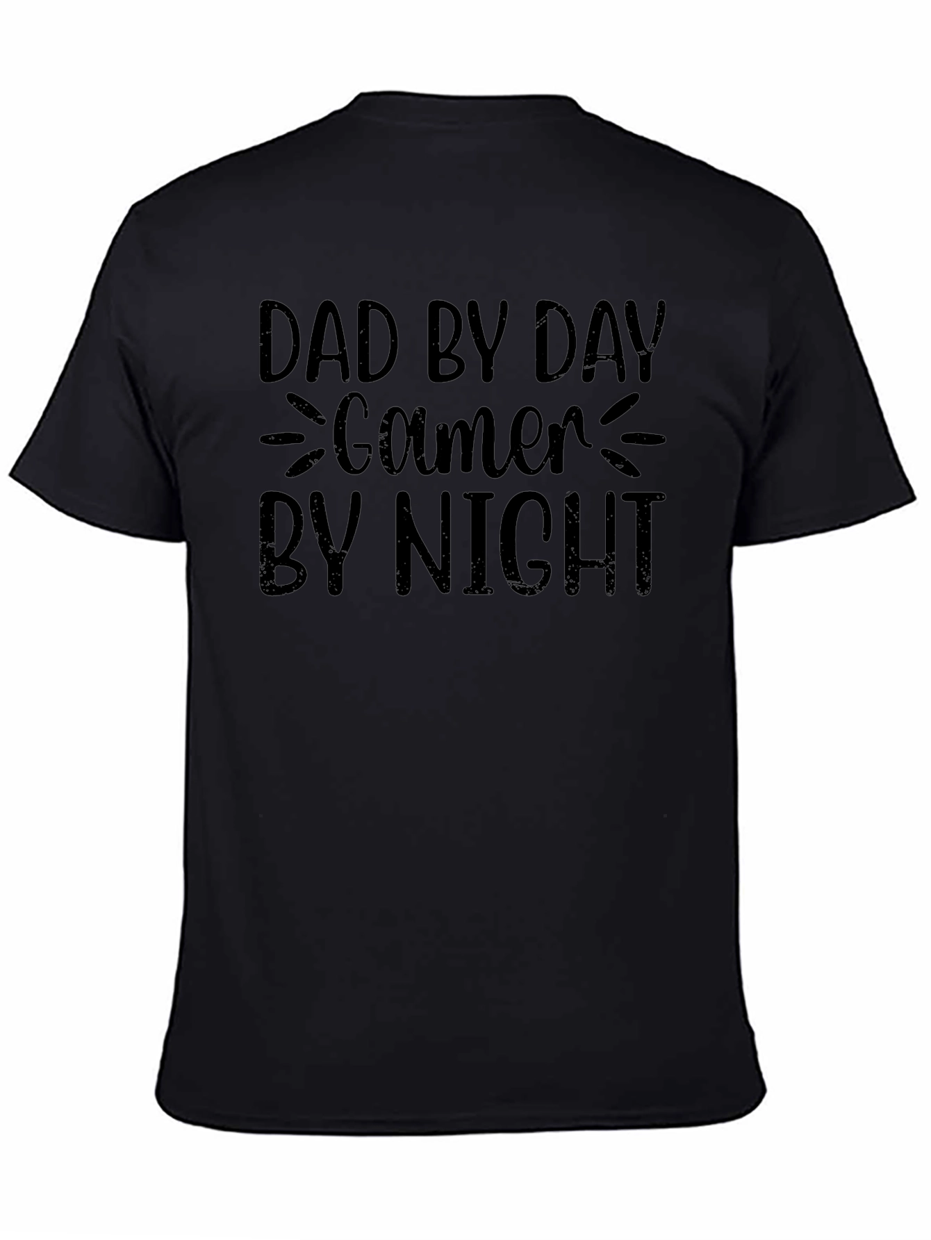 Dad By Day Gamer By Night Graphic T-Shirt
