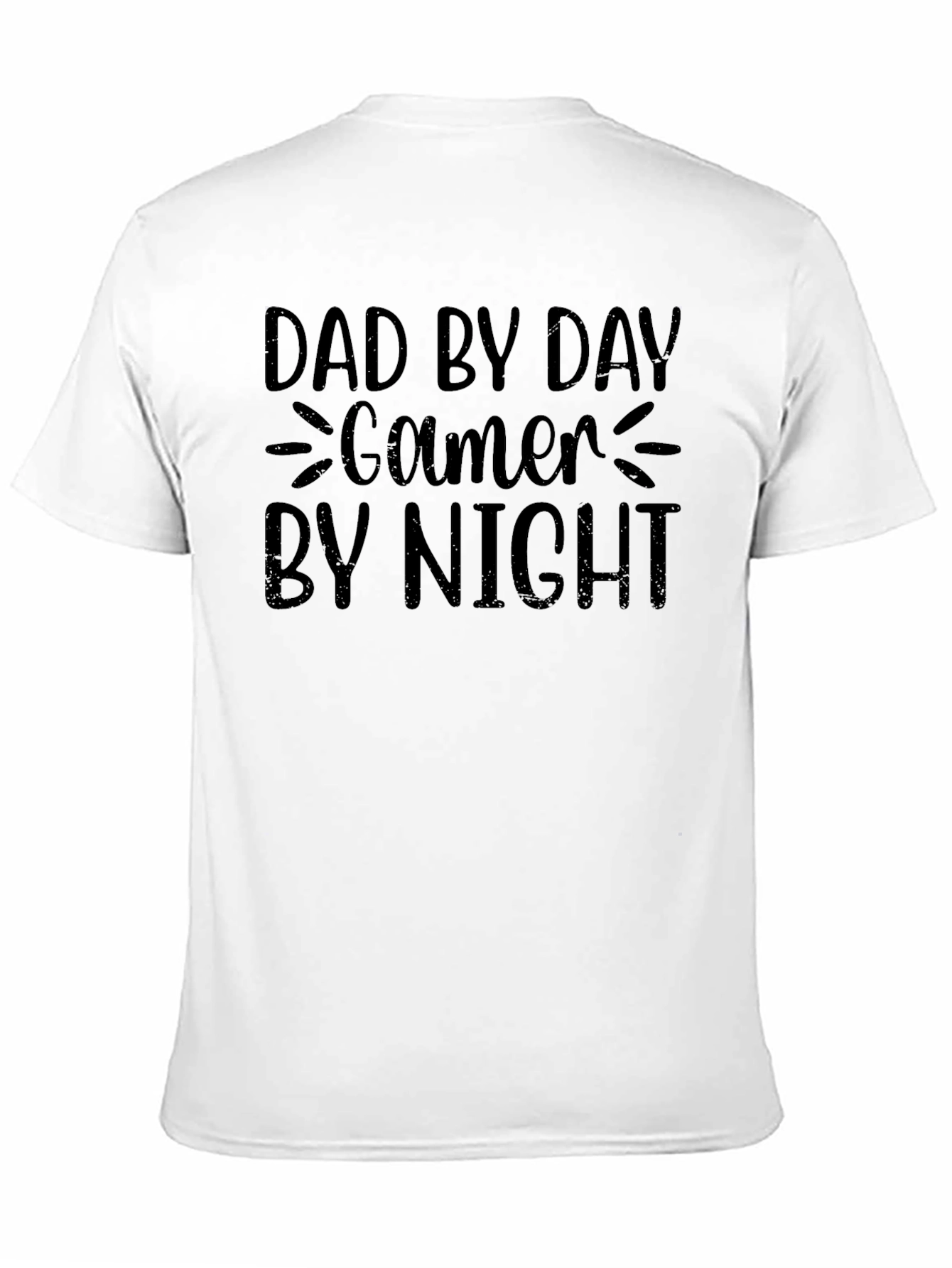 Dad By Day Gamer By Night Graphic T-Shirt