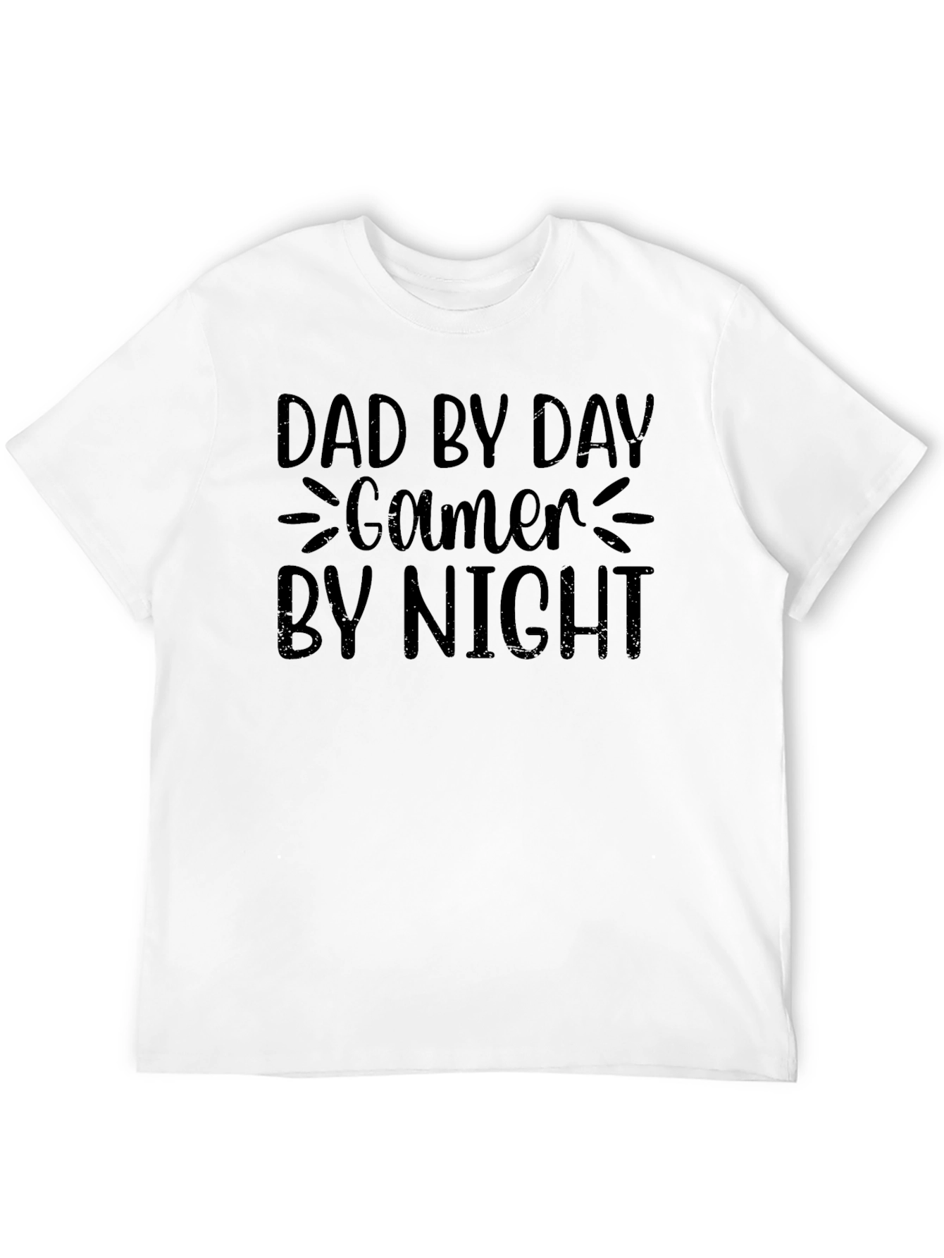 Dad By Day Gamer By Night Graphic T-Shirt