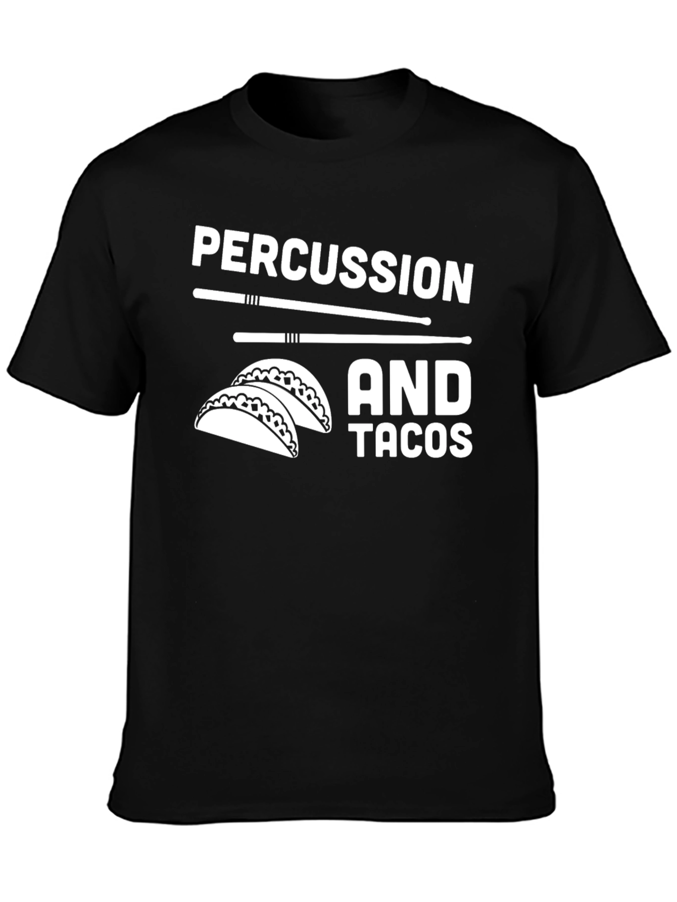 Percussion and Tacos Graphic T-Shirt