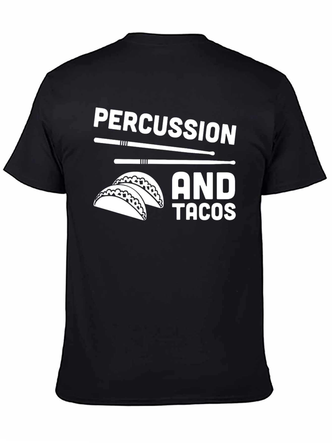 Percussion and Tacos Graphic T-Shirt