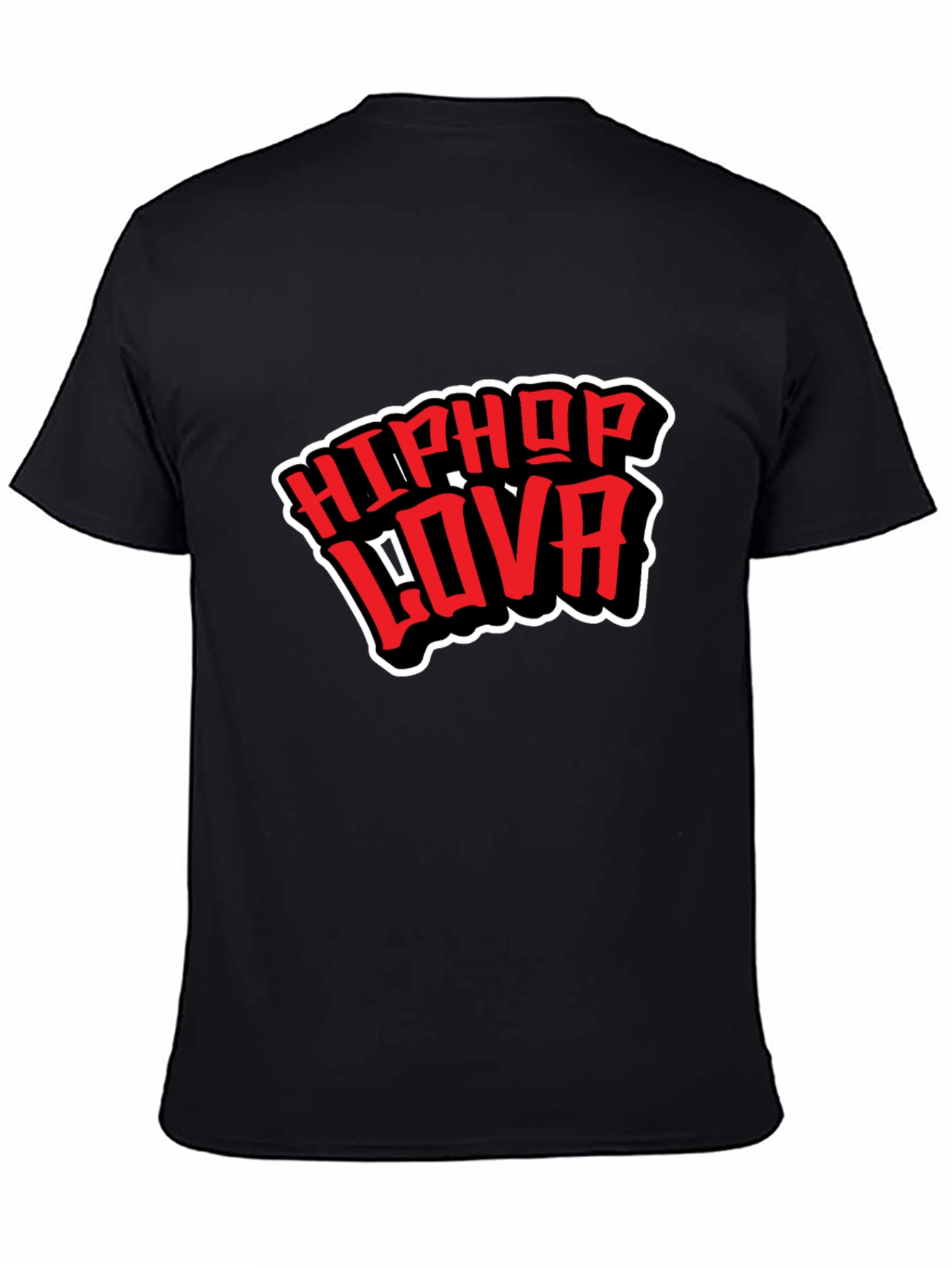 HipHop Lova Black Graphic Tee