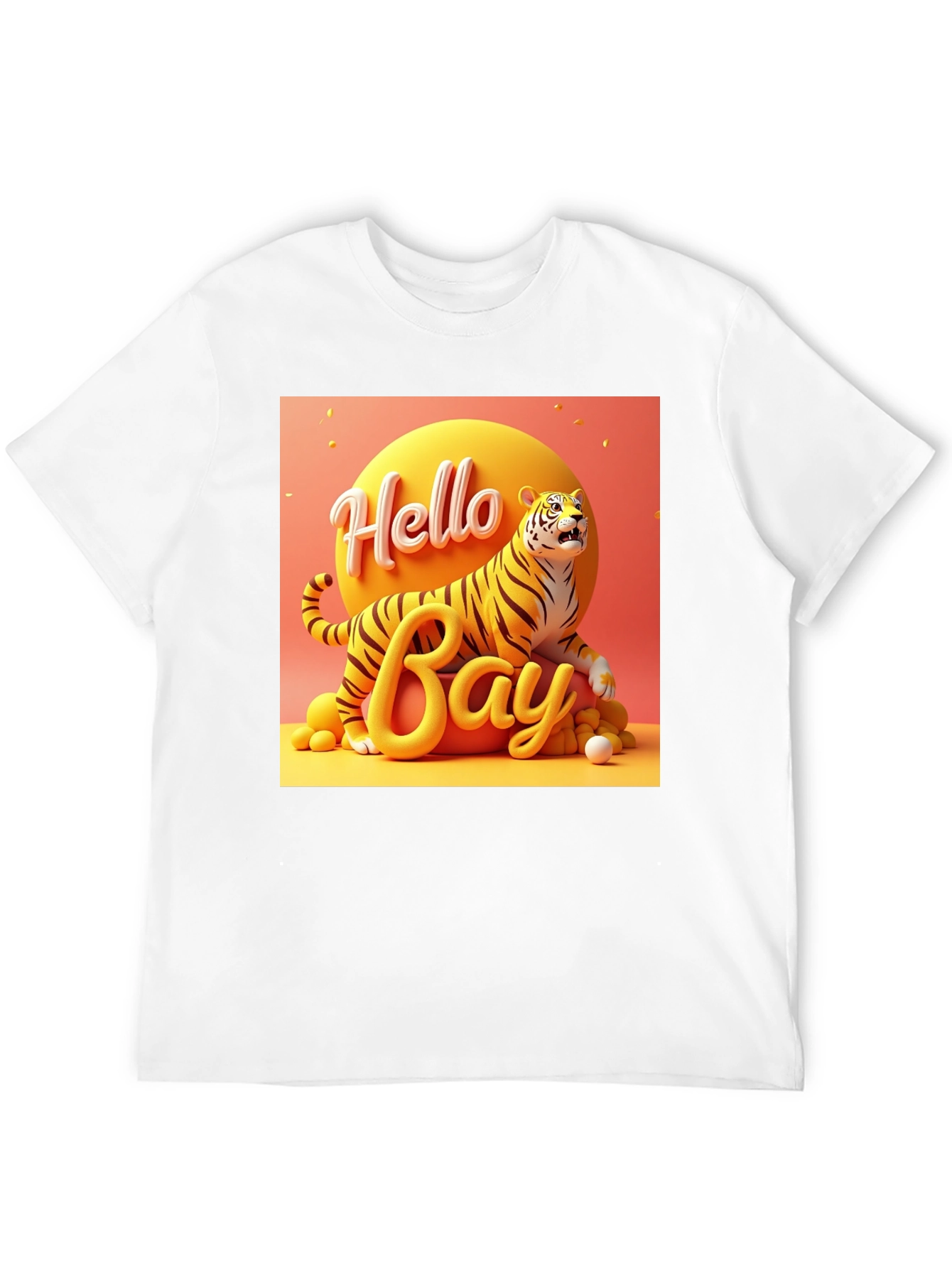 Hello Bay Tiger Graphic Tee