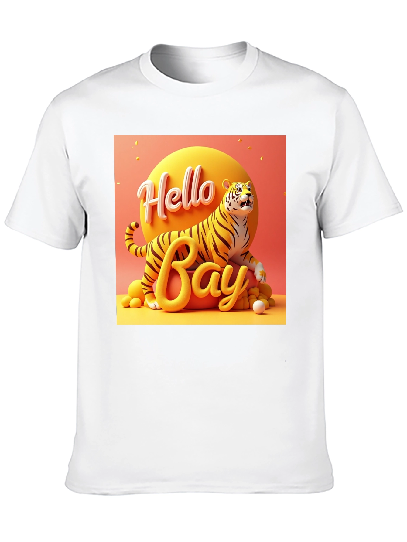 Hello Bay Tiger Graphic Tee