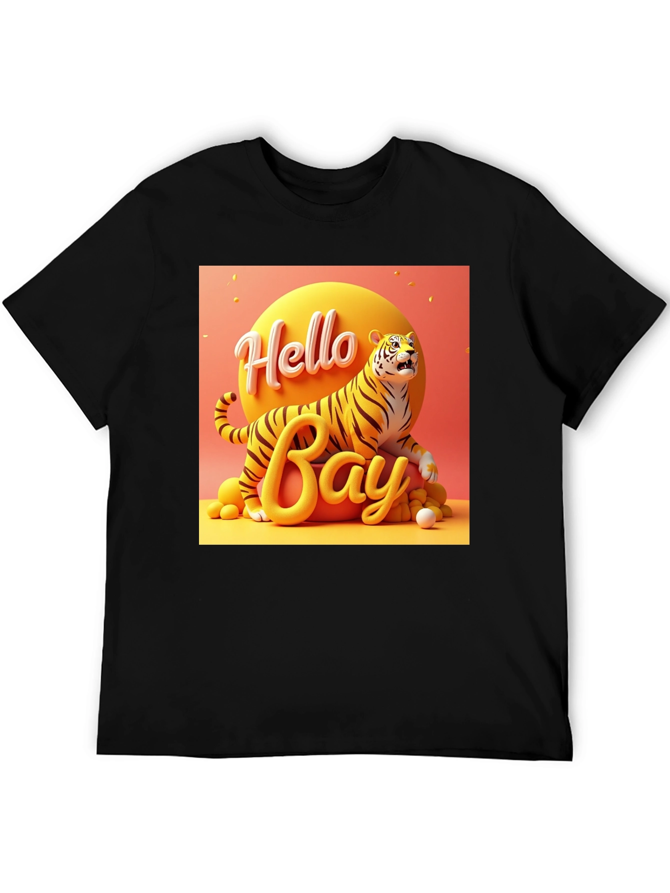 Hello Bay Tiger Graphic Tee