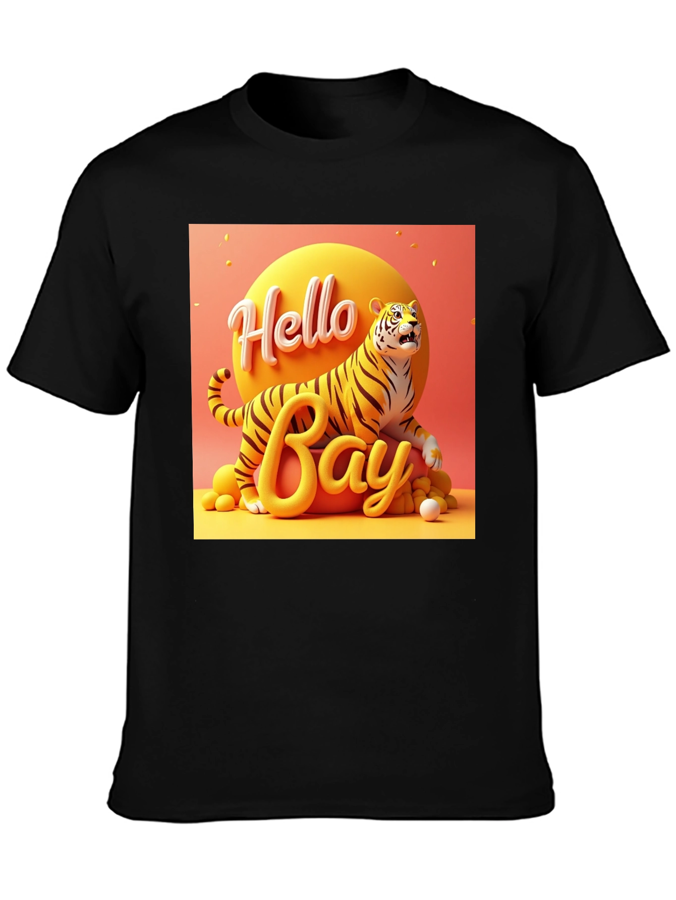 Hello Bay Tiger Graphic Tee