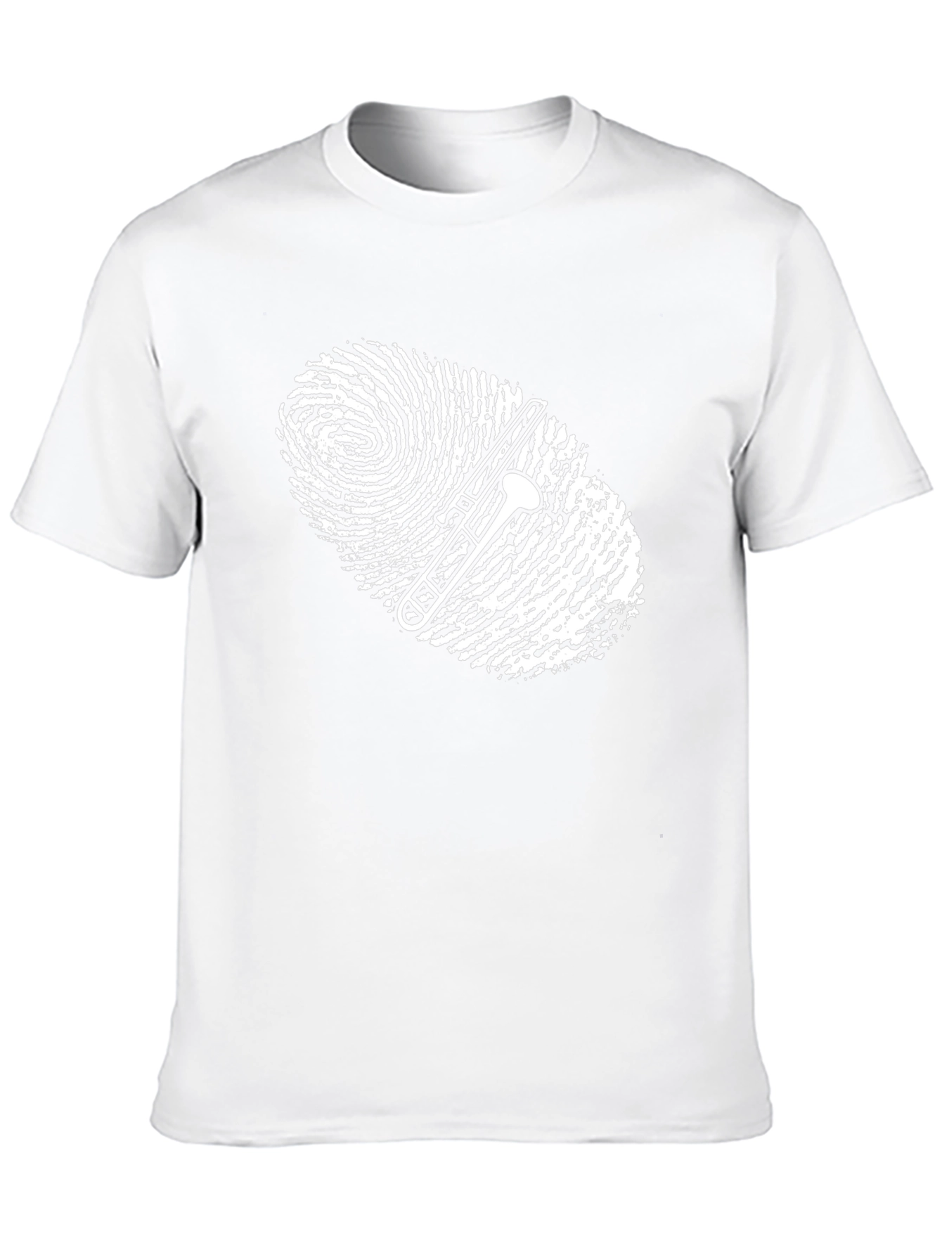 Trombone Fingerprint Graphic Tee