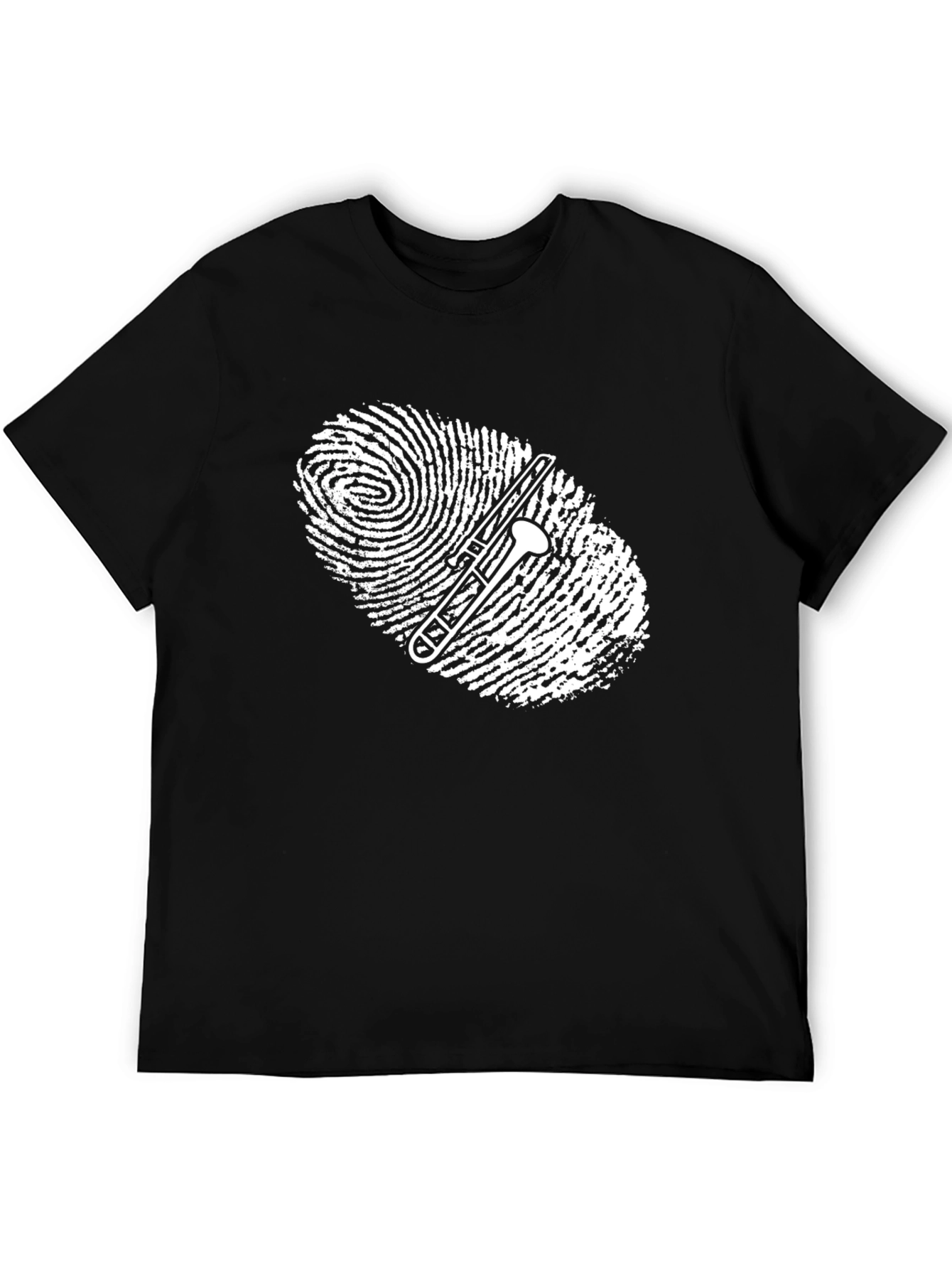 Trombone Fingerprint Graphic Tee