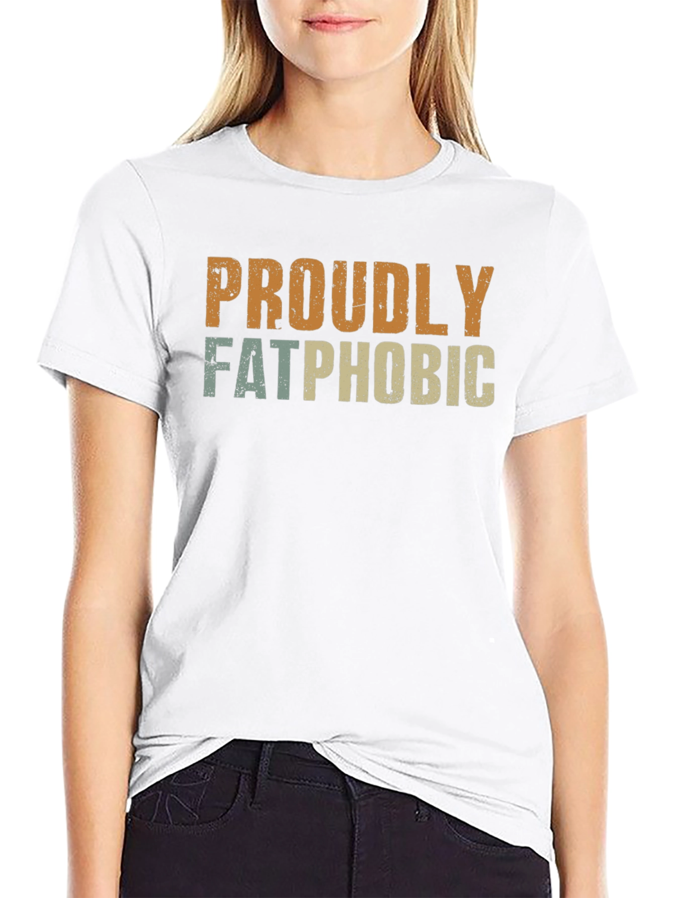 Proudly Fatphobic Graphic T-Shirt