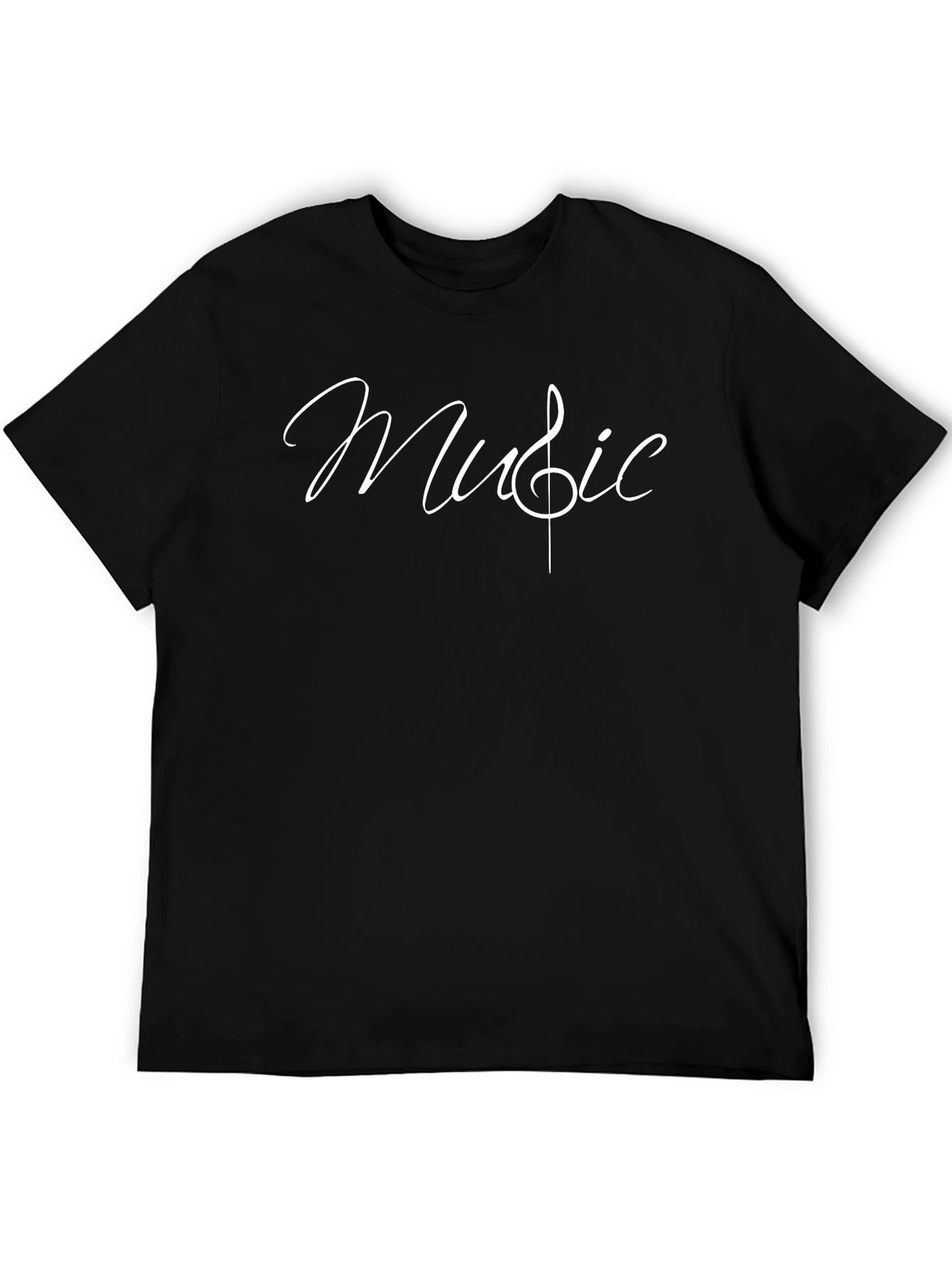 Music Graphic Tee - Classic Black T-Shirt