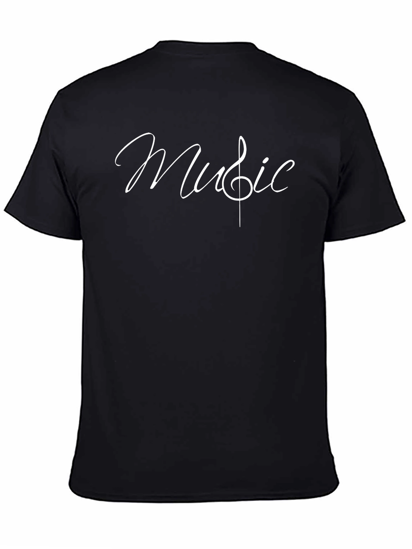 Music Graphic Tee - Classic Black T-Shirt
