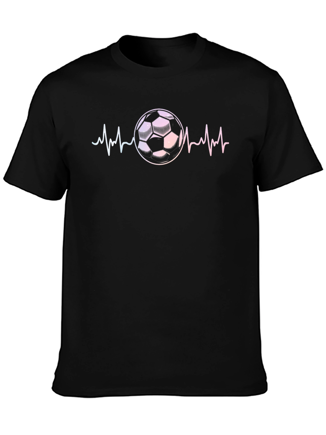 Soccer Heartbeat Graphic T-Shirt