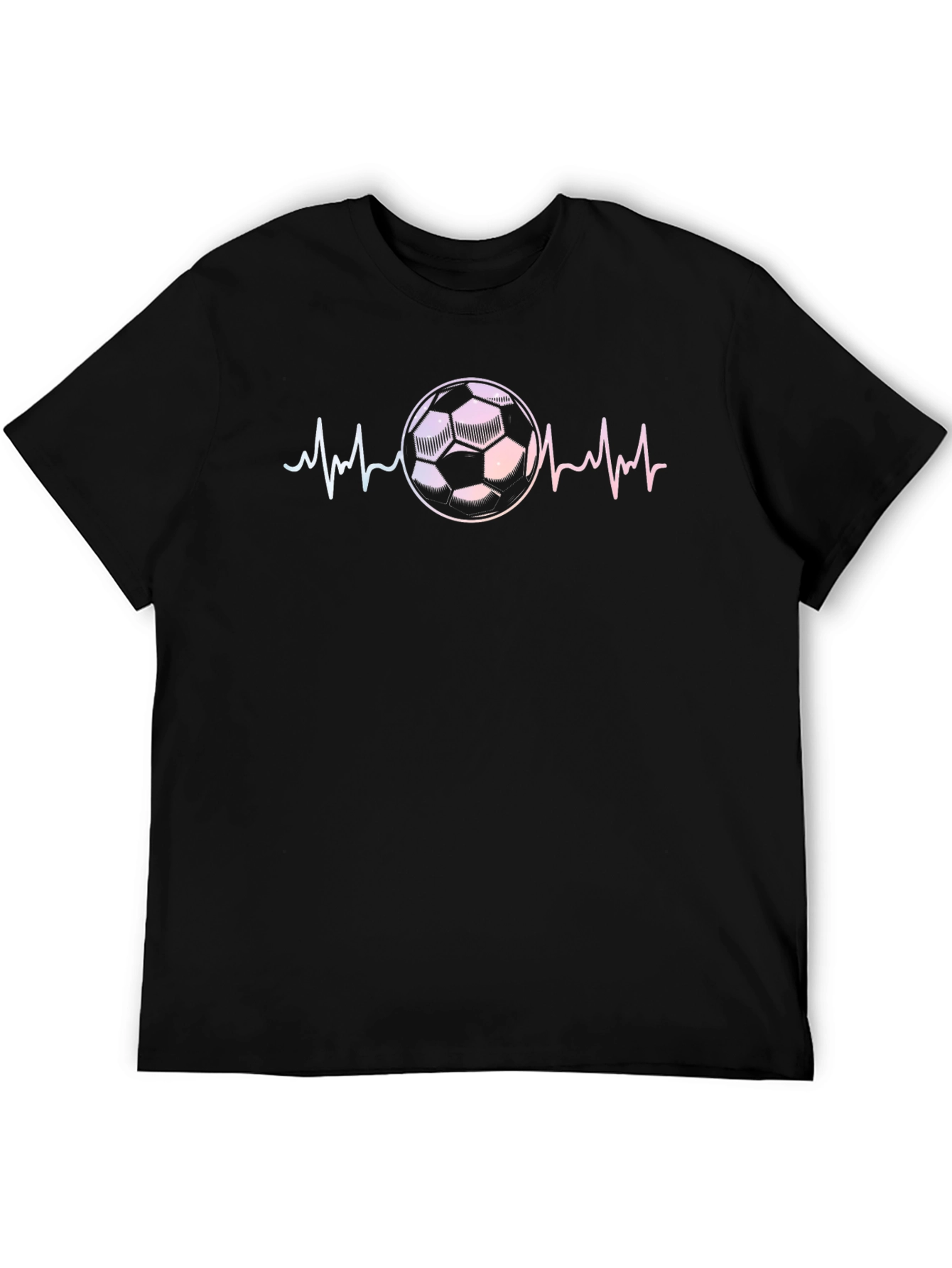 Soccer Heartbeat Graphic T-Shirt
