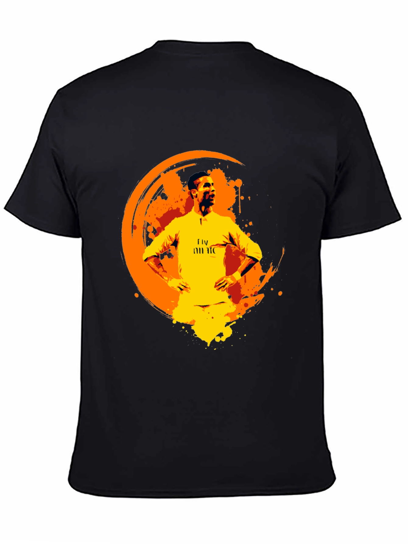 Cristiano Ronaldo Graphic Print Black T-Shirt