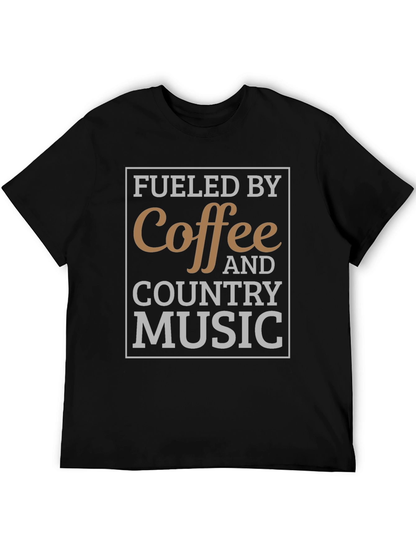 Coffee and Country Music Graphic T-Shirt