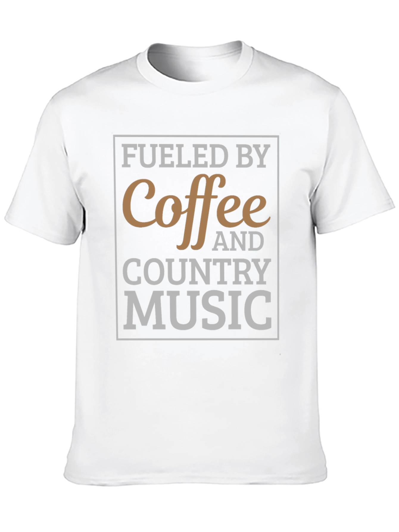 Coffee and Country Music Graphic T-Shirt