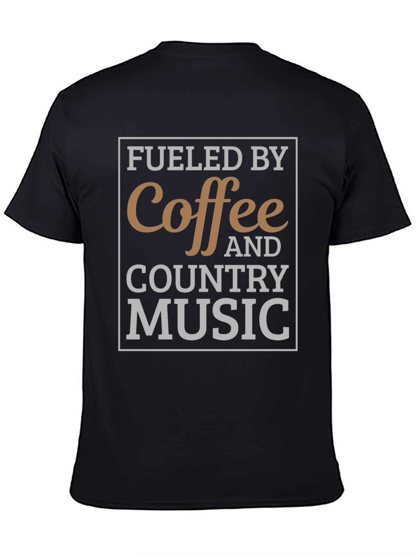 Coffee and Country Music Graphic T-Shirt
