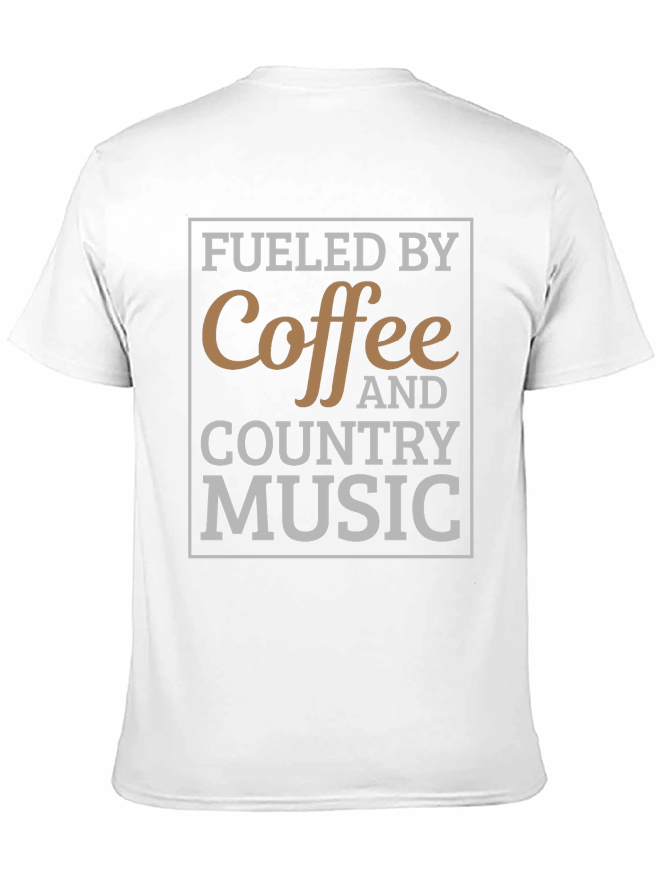 Coffee and Country Music Graphic T-Shirt