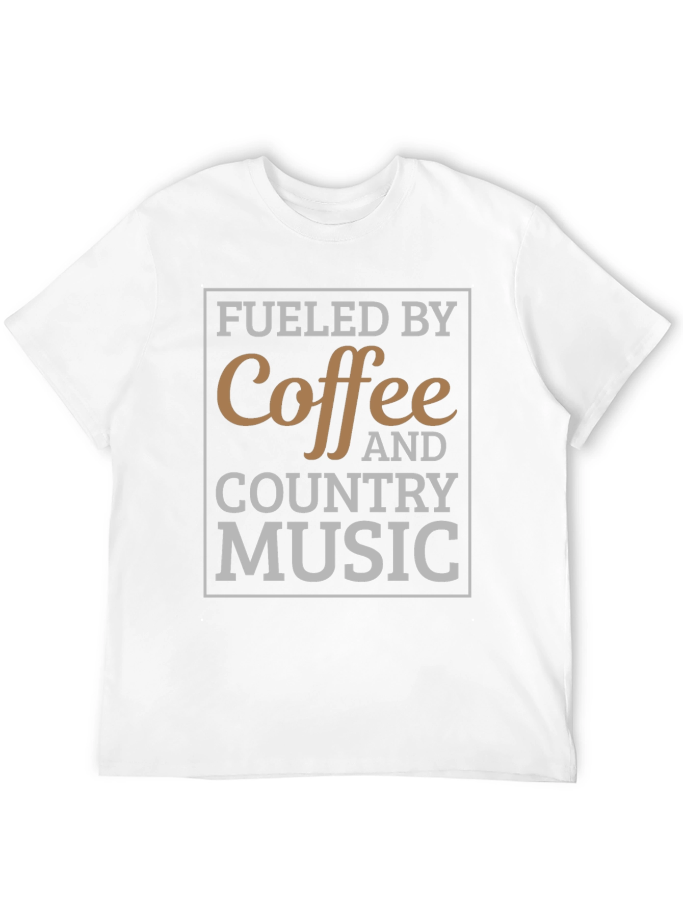 Coffee and Country Music Graphic T-Shirt