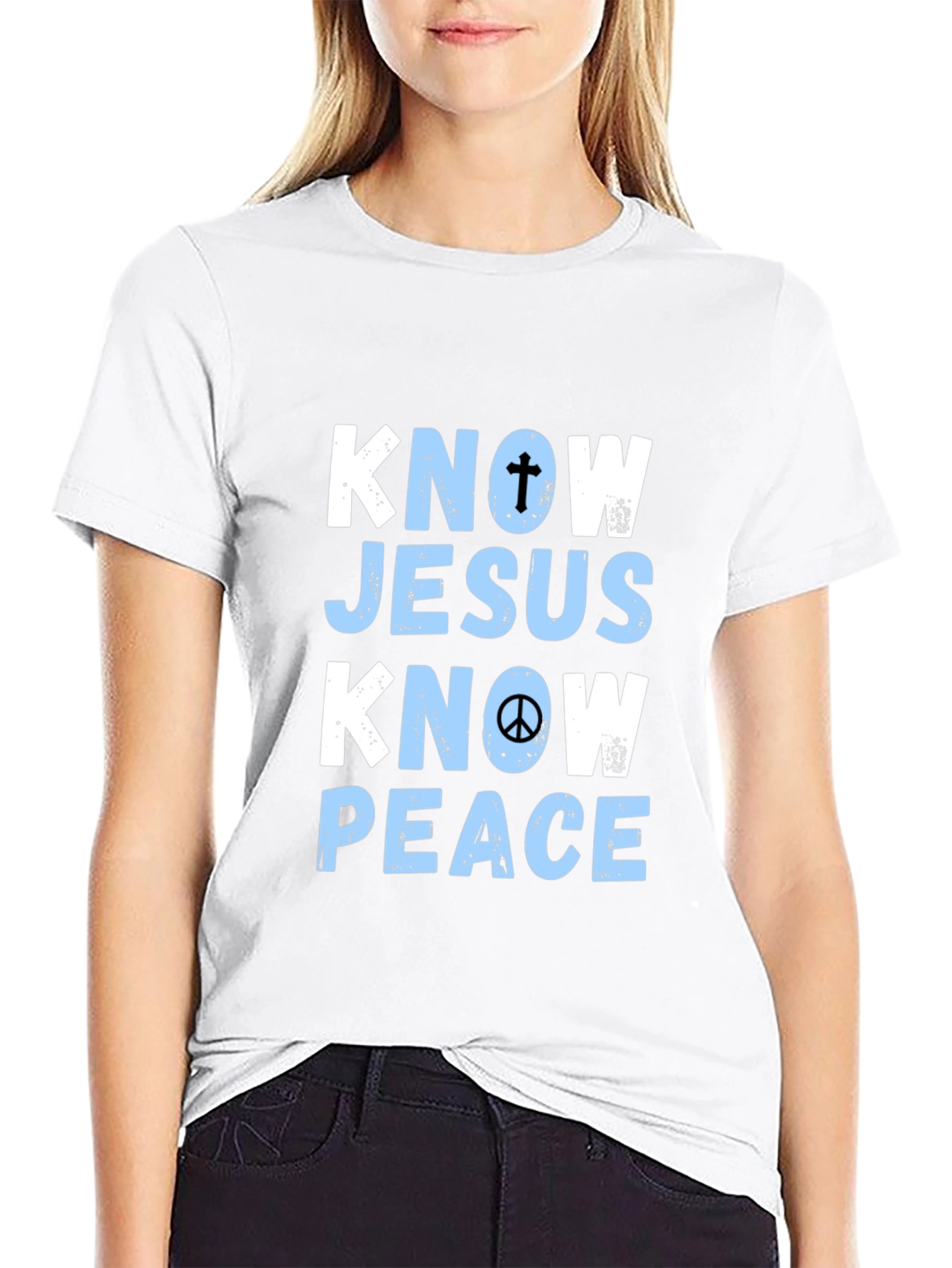 Know Jesus Know Peace Graphic Tee