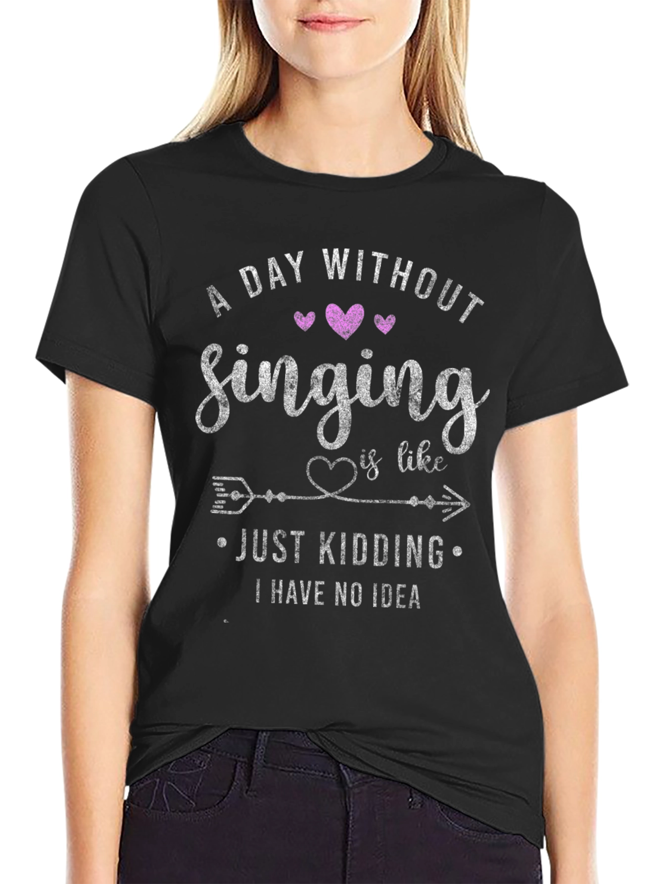 Singing Lovers Tee: A Day Without Singing...Just Kidding!