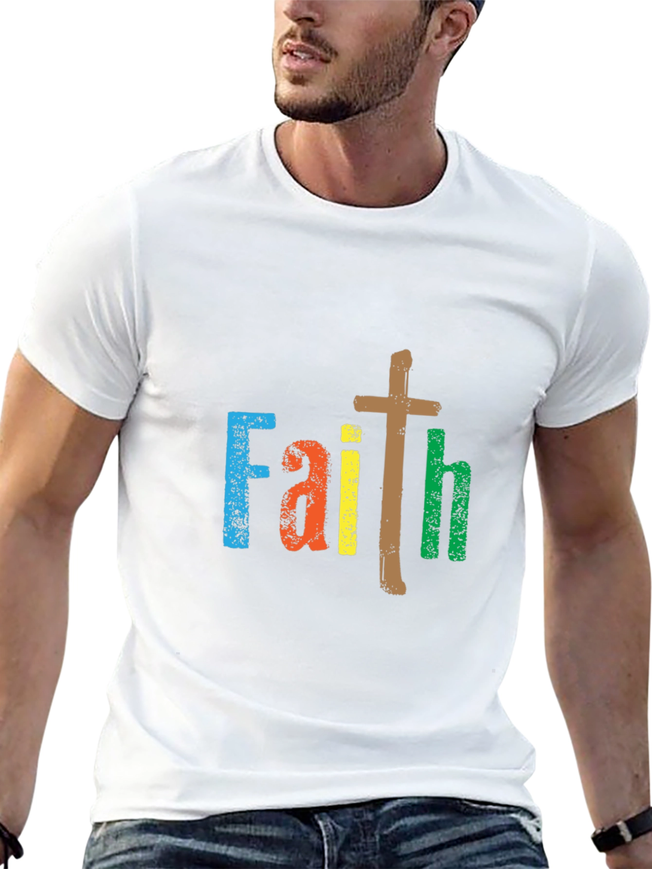 Faith Graphic Tee - Religious Inspired Unisex Shirt
