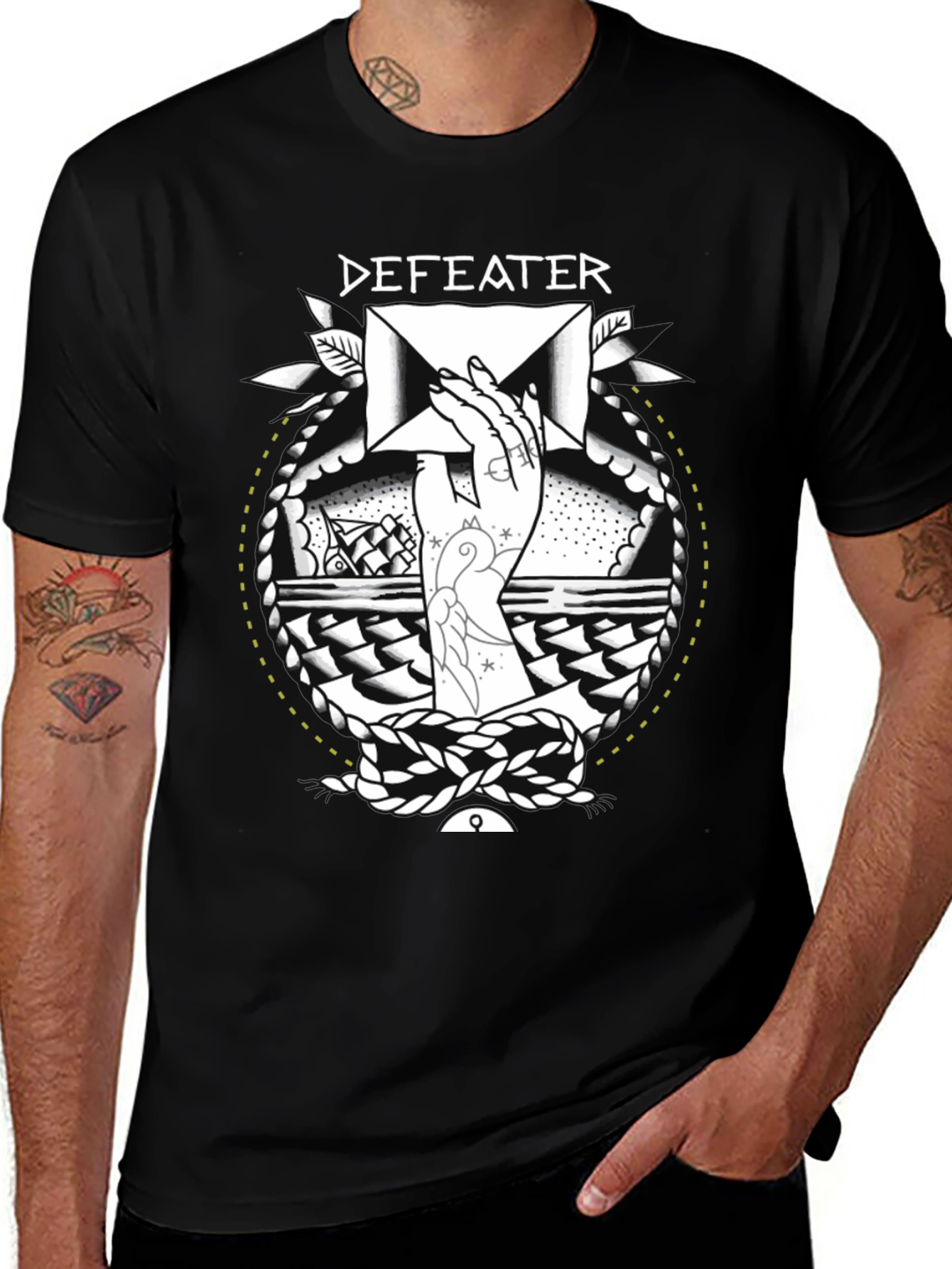 Defeater Band T-Shirt - Black Graphic Tee