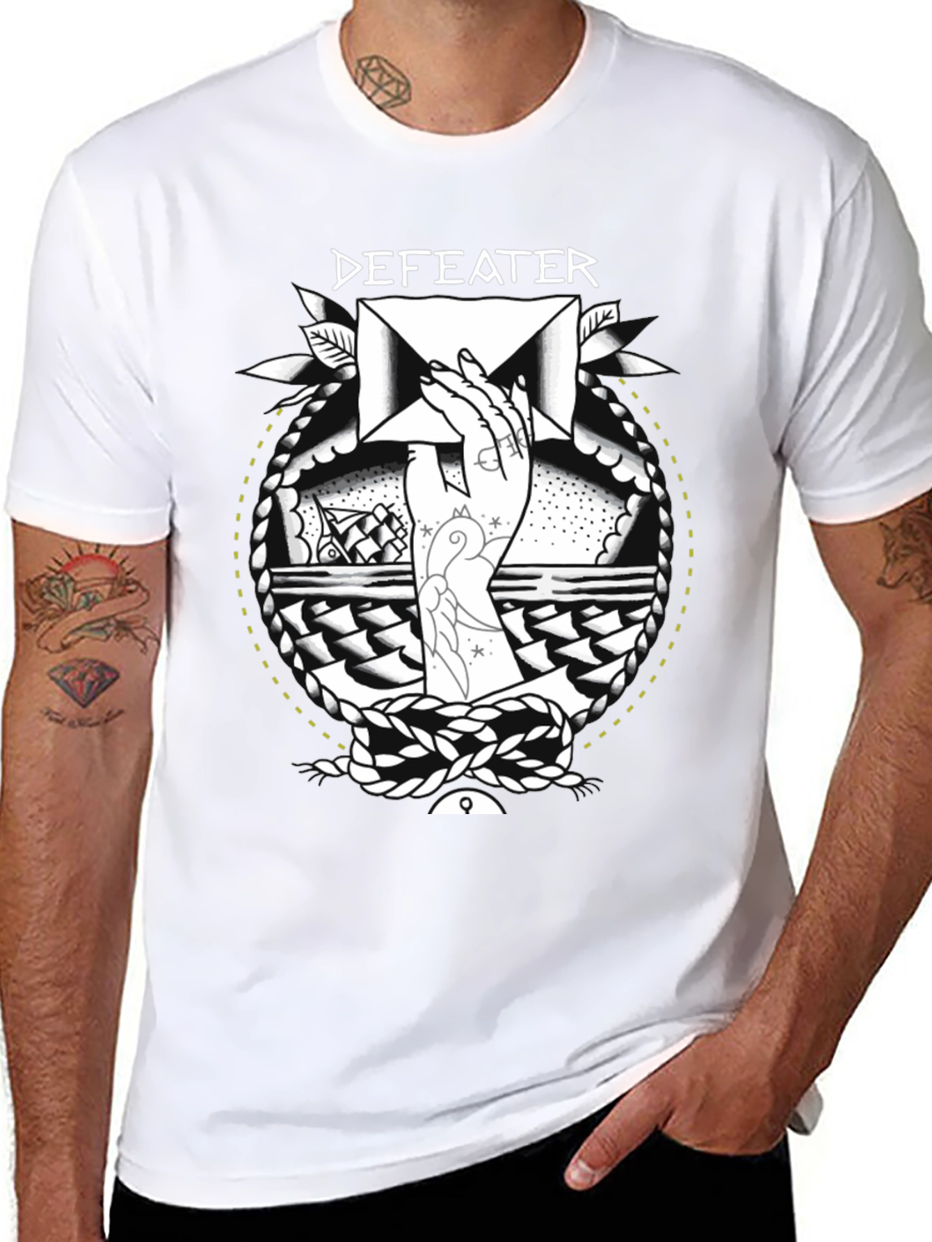 Defeater Band T-Shirt - Black Graphic Tee