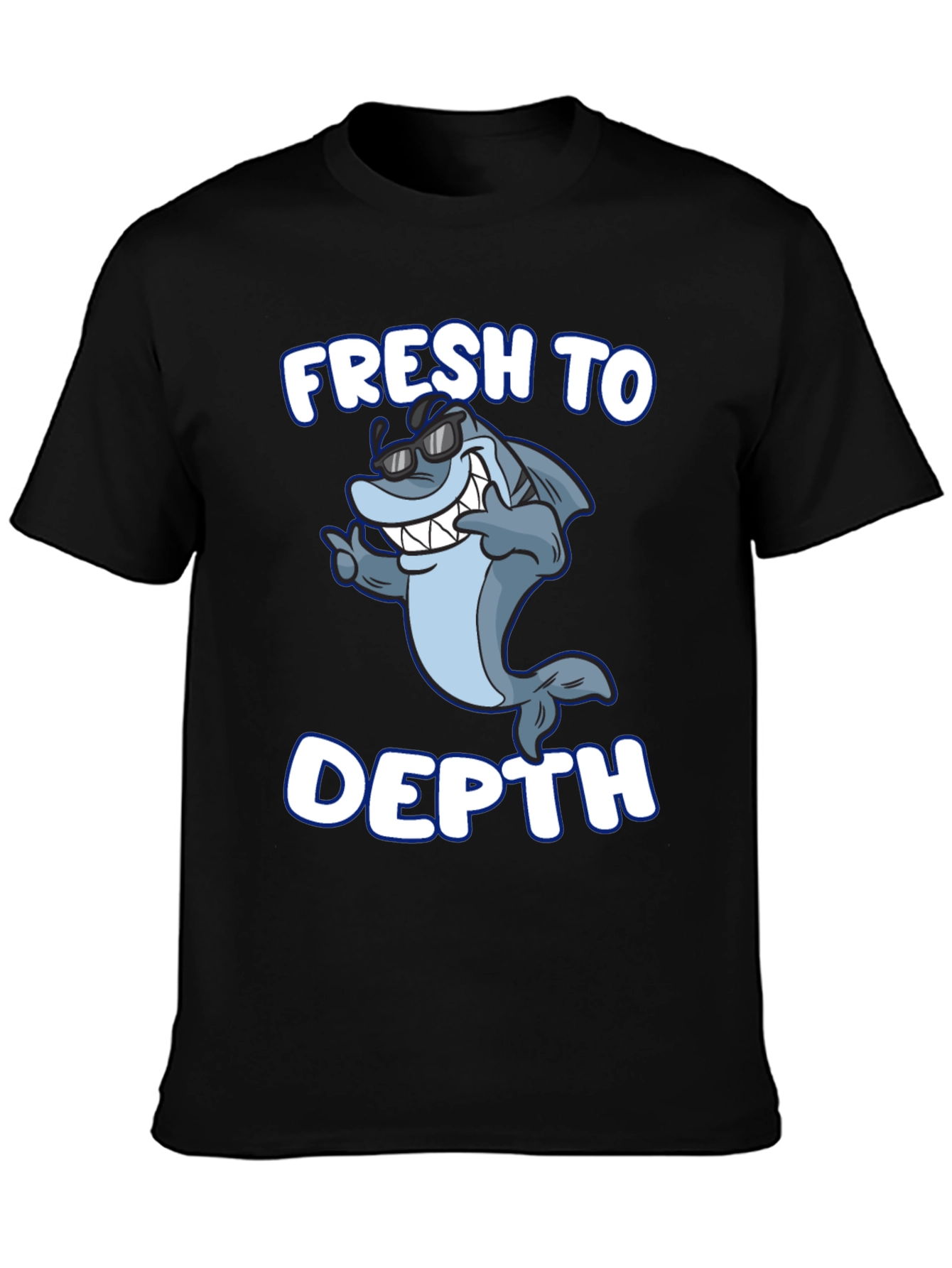 Fresh To Depth Shark Graphic T-Shirt