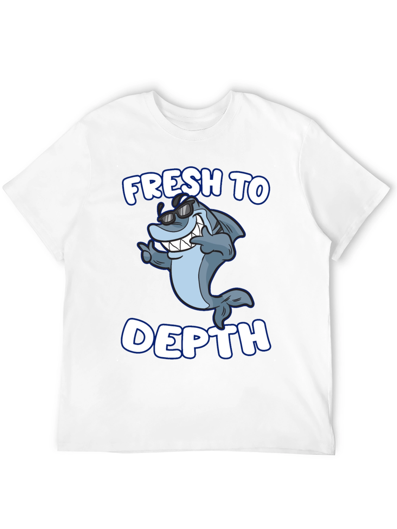 Fresh To Depth Shark Graphic T-Shirt