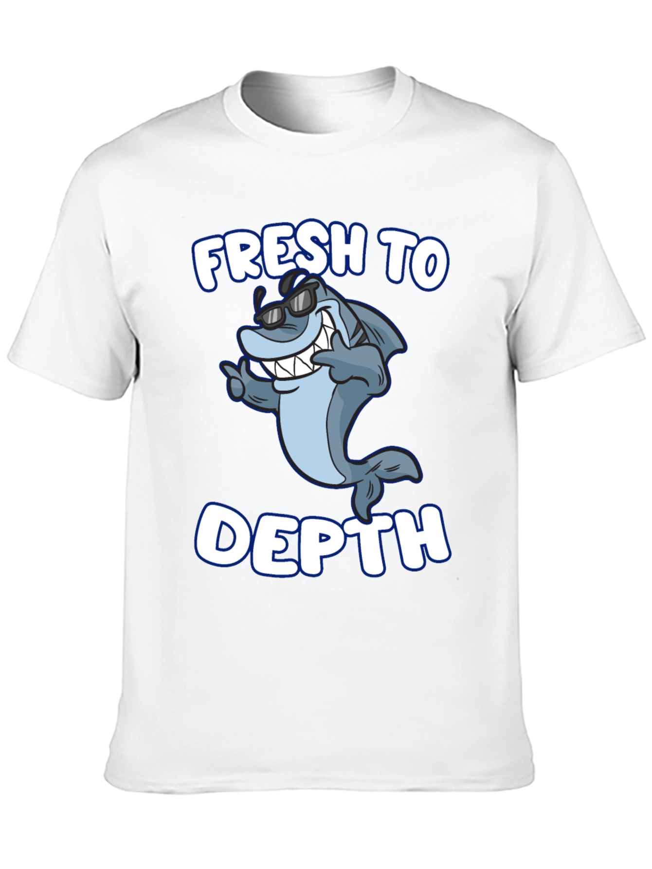 Fresh To Depth Shark Graphic T-Shirt