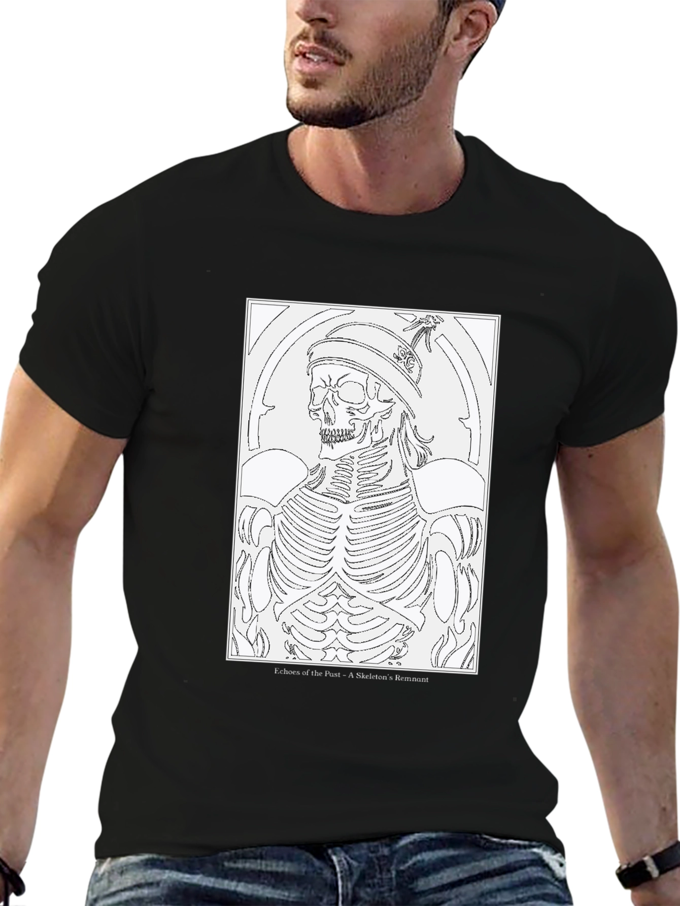 Echoes of the Past Skeleton T-Shirt