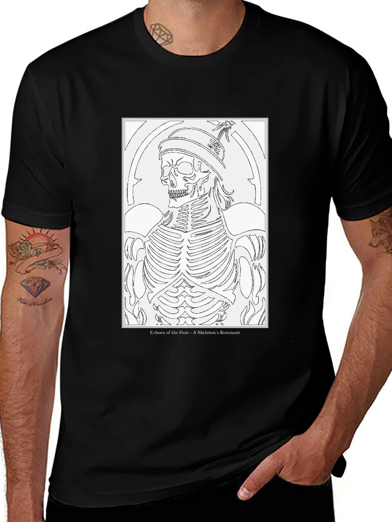 Echoes of the Past Skeleton T-Shirt