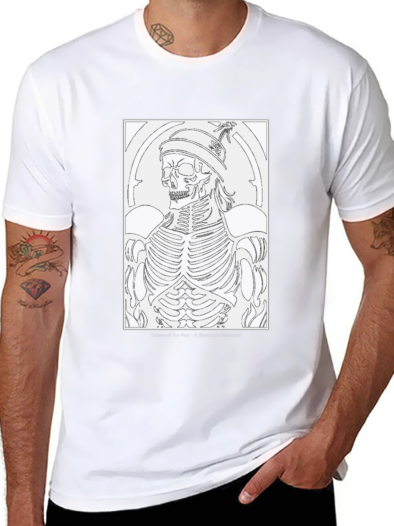 Echoes of the Past Skeleton T-Shirt