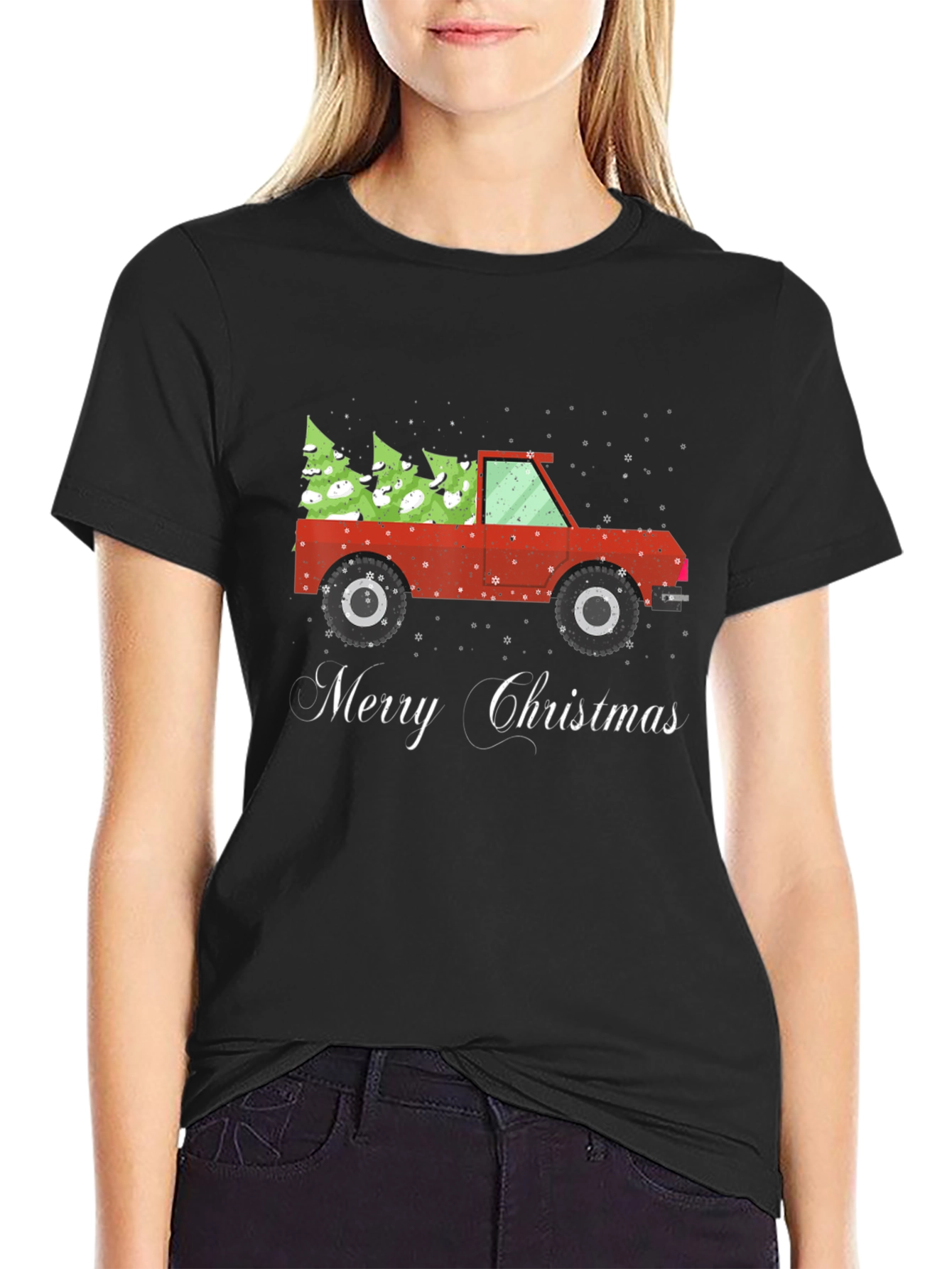 Merry Christmas Truck T-Shirt