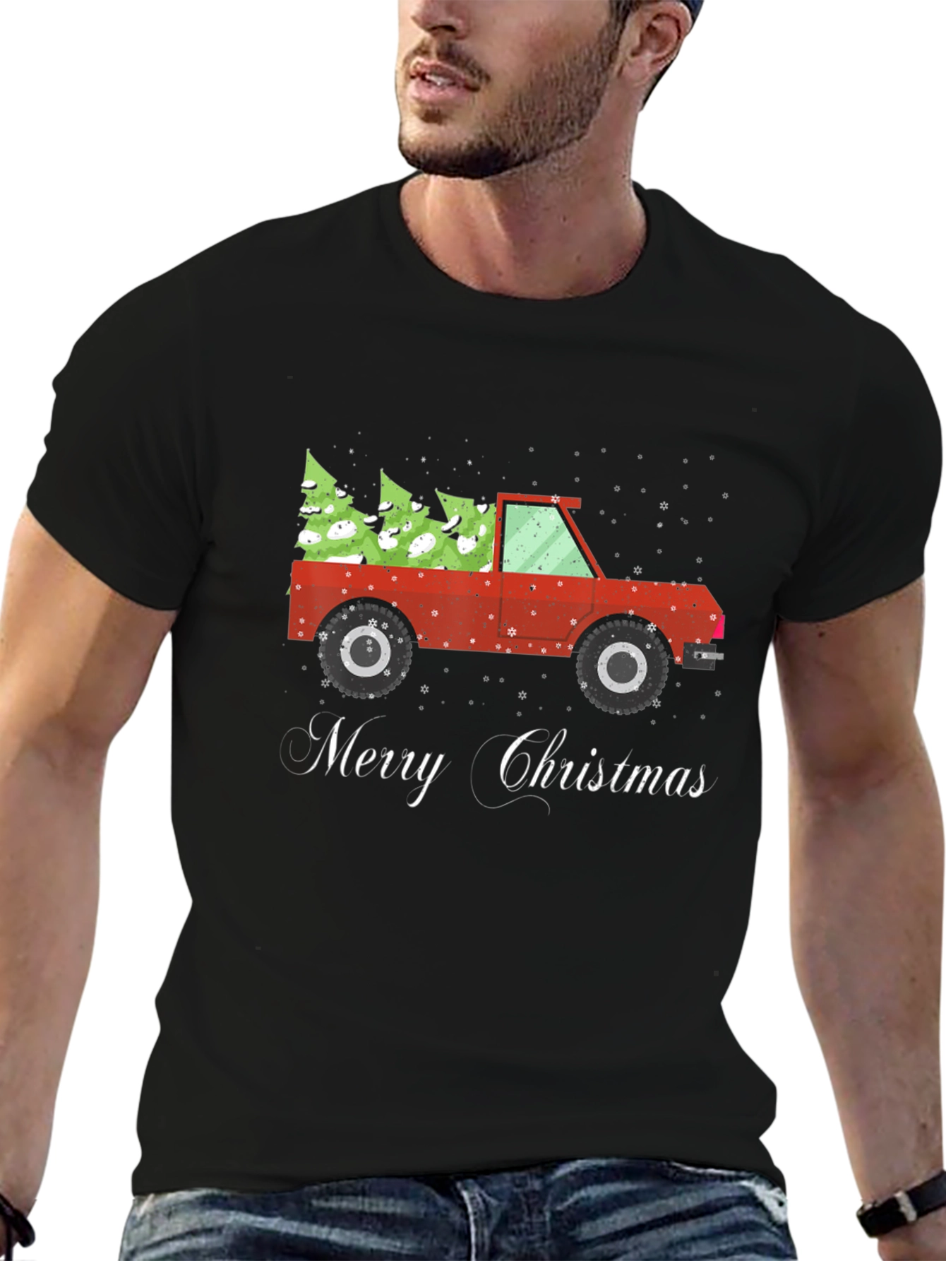 Merry Christmas Truck T-Shirt