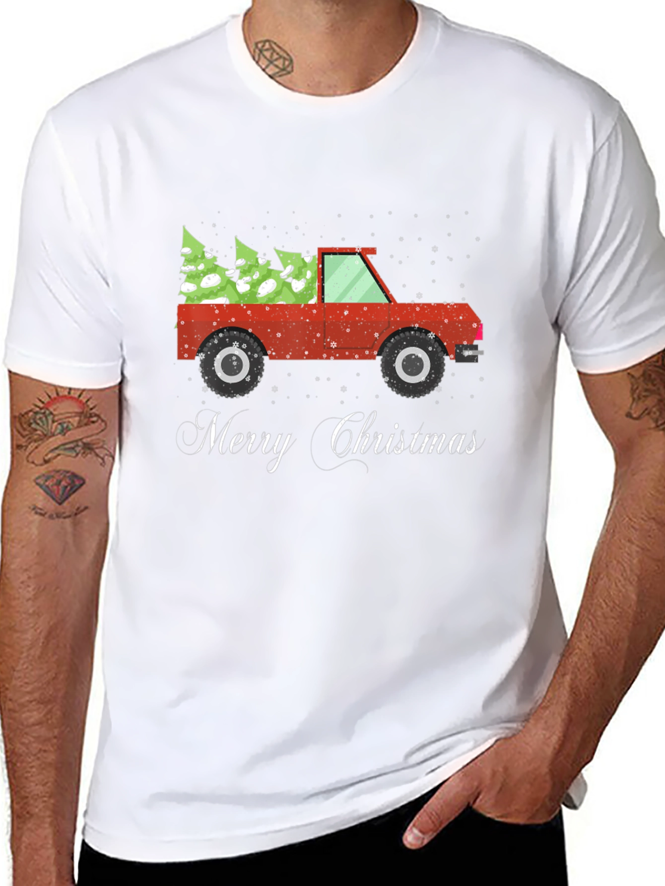 Merry Christmas Truck T-Shirt
